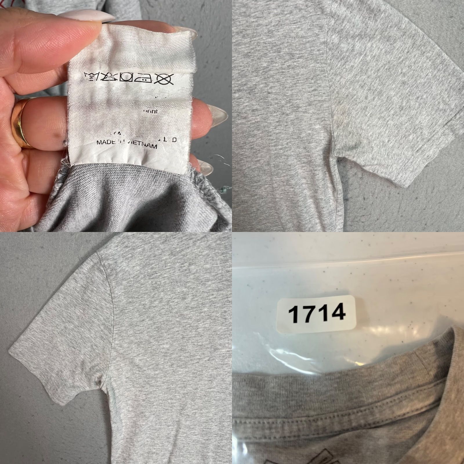 Palace VINTAGE Palace Grey Short Sleeve T-Shirt Mens Small Size US S / EU 44-46 / 1 - 8 Thumbnail