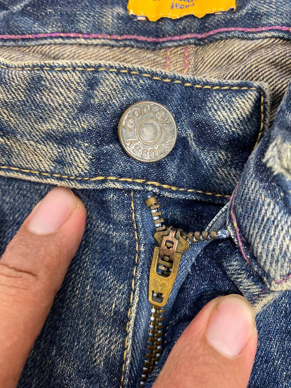 MOUSSY moussy jeans bootcut flare distressed denim nice design Size 30" / US 8 / IT 44 - 14 Thumbnail