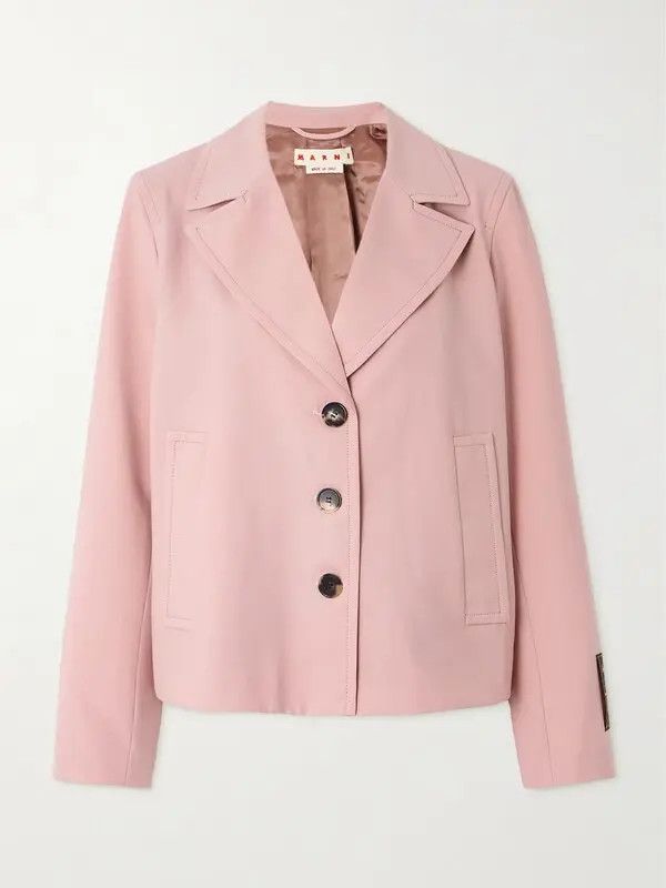 Marni o1w1db11125 Cady Jacket in Pink Size M / US 6-8 / IT 42-44 - 1 Thumbnail