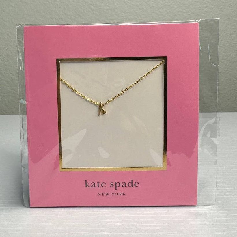 Kate Spade Kate Spade Letter K pendant Gold Tone Necklace Size ONE SIZE - 1 Thumbnail