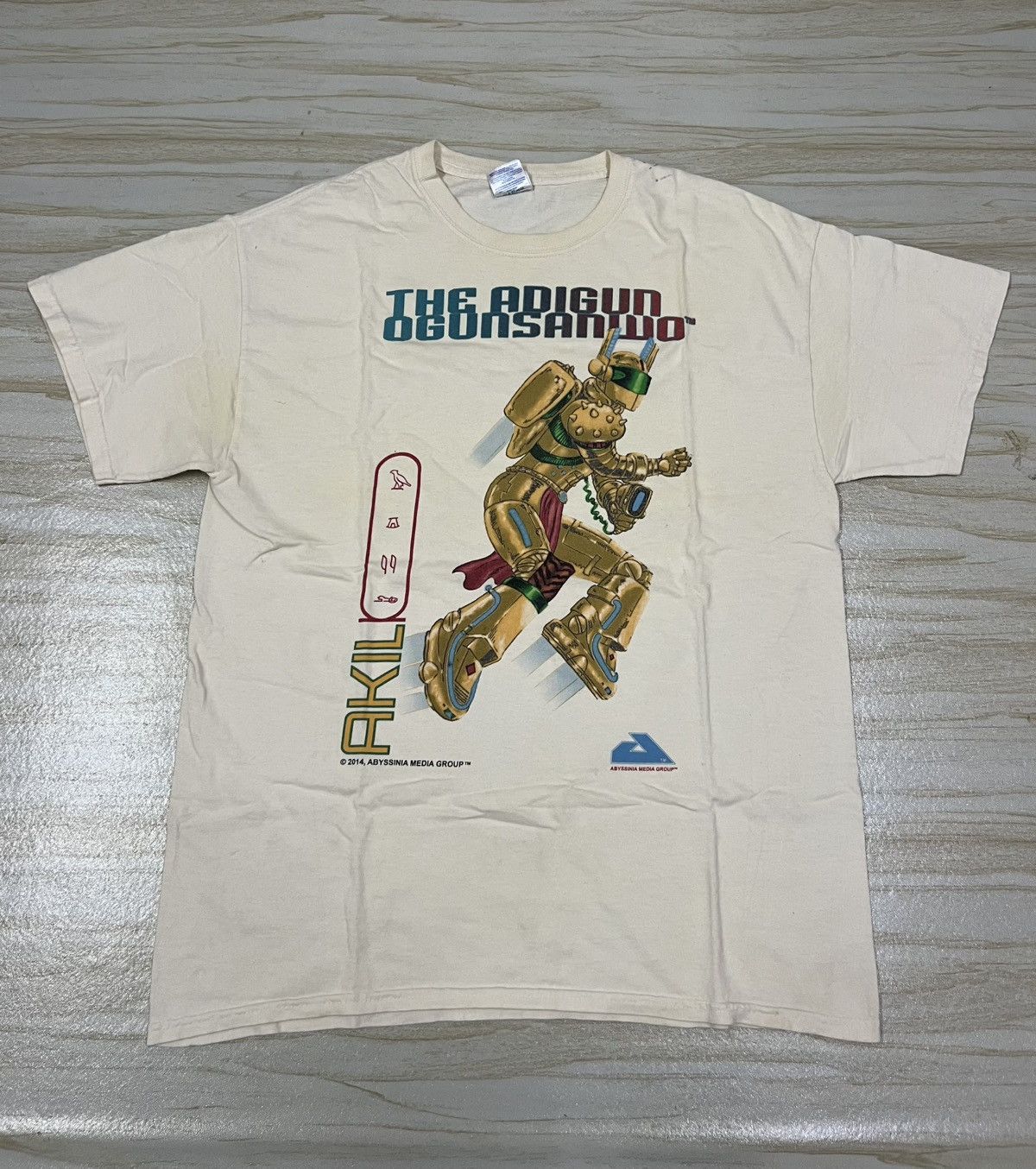Akil The Adigun Ogonsanwo Abyssinia Media Group T-shirt