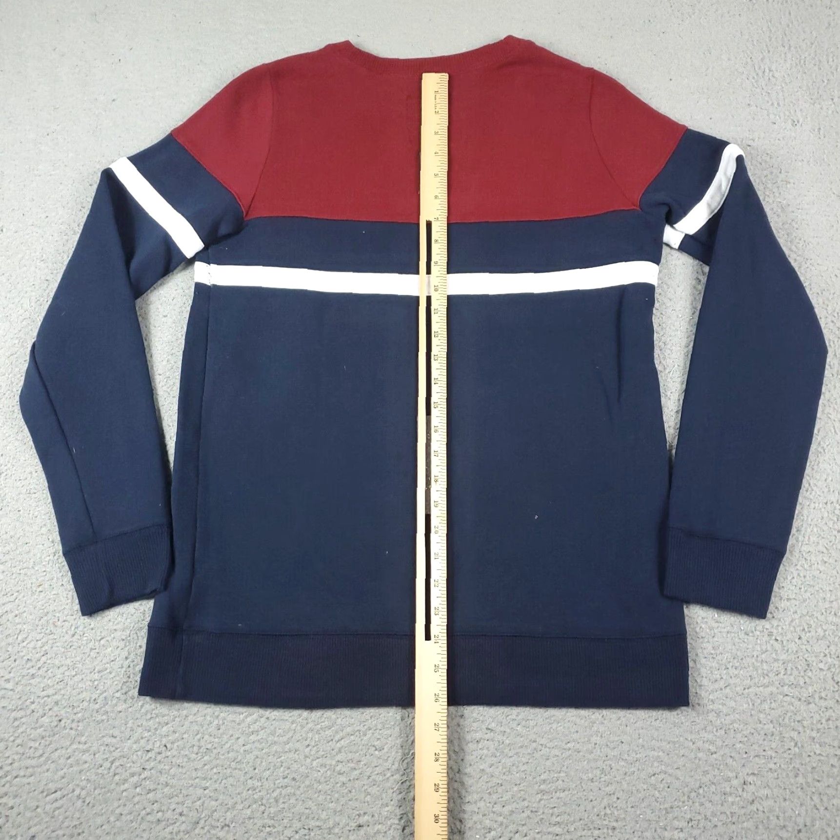 Adidas Hollister Mens Medium Blue Red Casual Pullover Sweatshirt Size US M / EU 48-50 / 2 - 6 Thumbnail