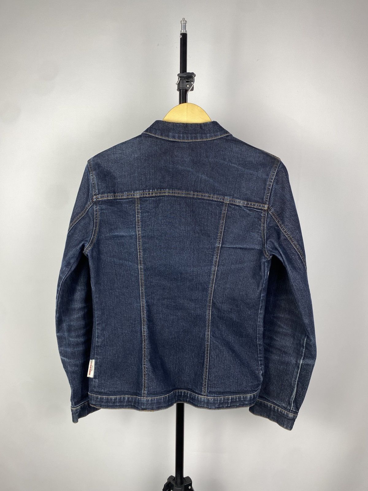 Miss Sixty × Vintage Miss Sixty Y2K Vintage Denim Double Zip Racing Jacket Size M / US 6-8 / IT 42-44 - 7 Thumbnail