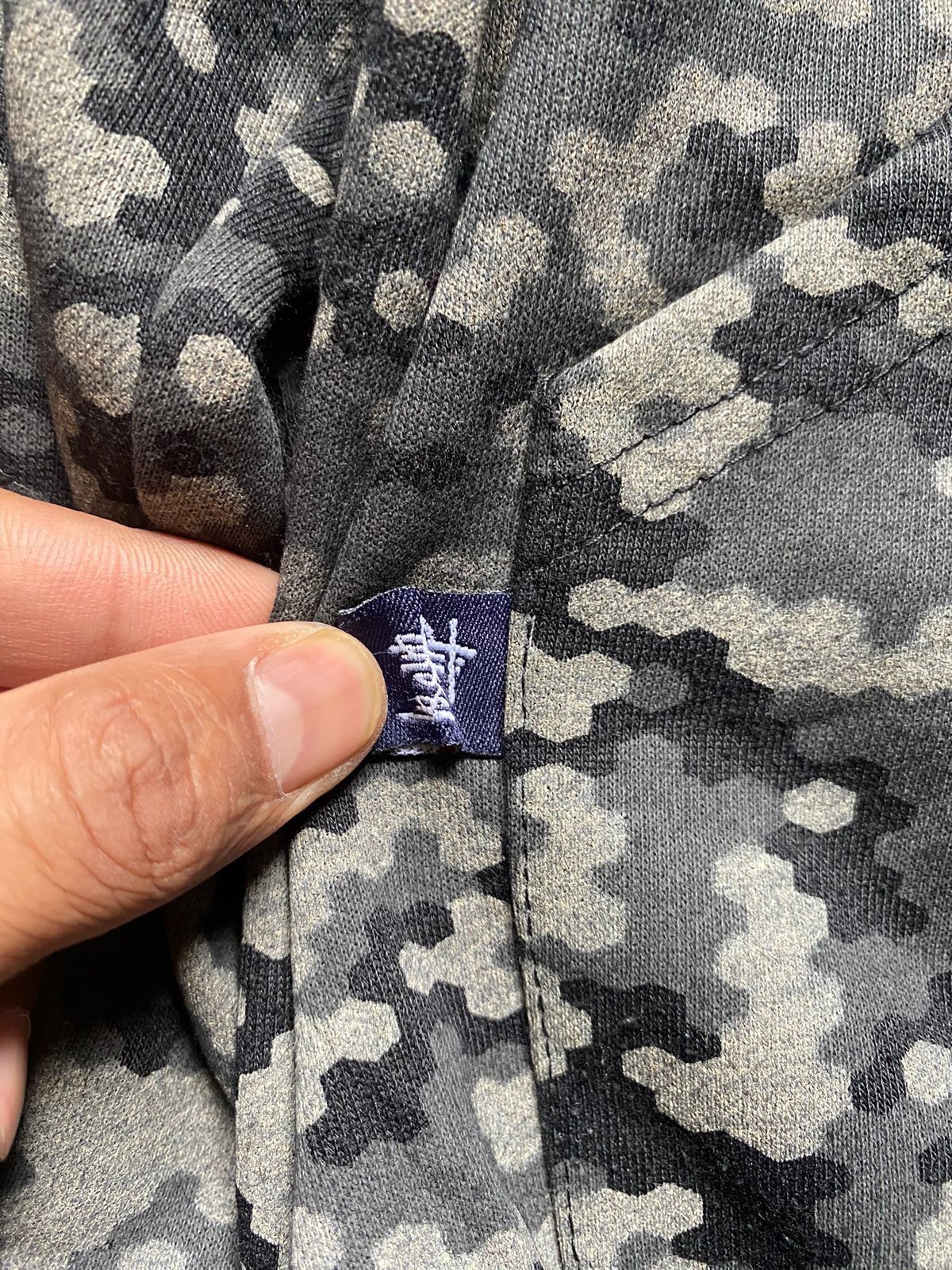 Stussy × Vintage Vintage Stussy Camo Black Size US XL / EU 56 / 4 - 2 Thumbnail