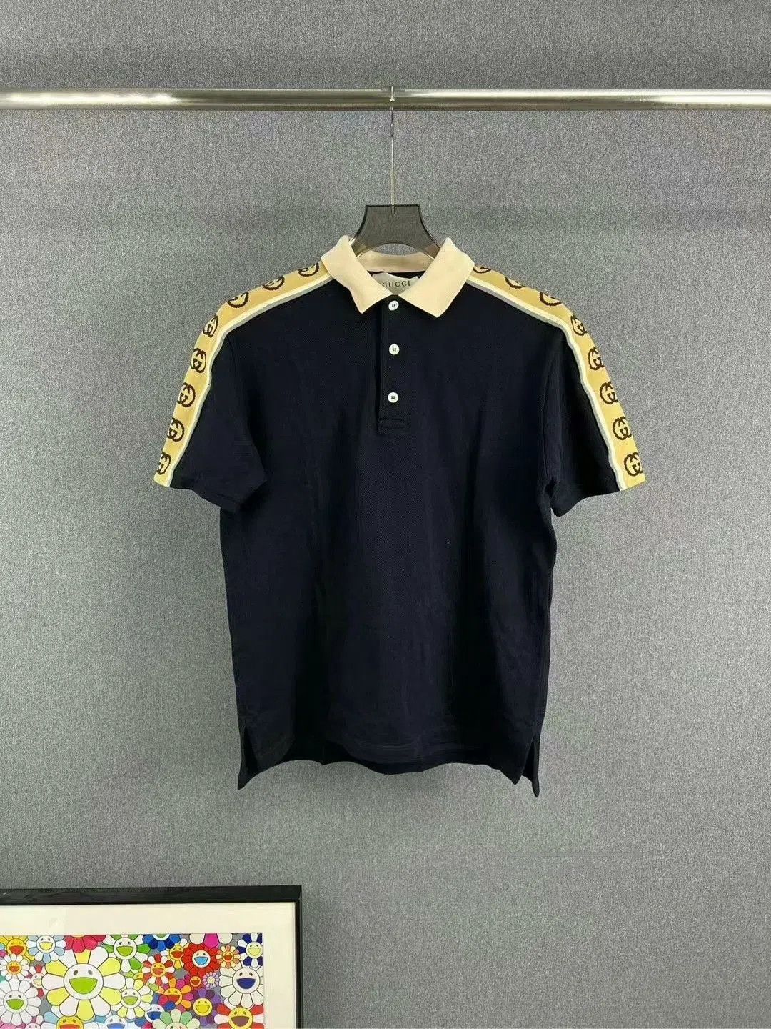 Gucci gucci short sleeve polo with arm logo. Size US S / EU 44-46 / 1 - 1 Thumbnail