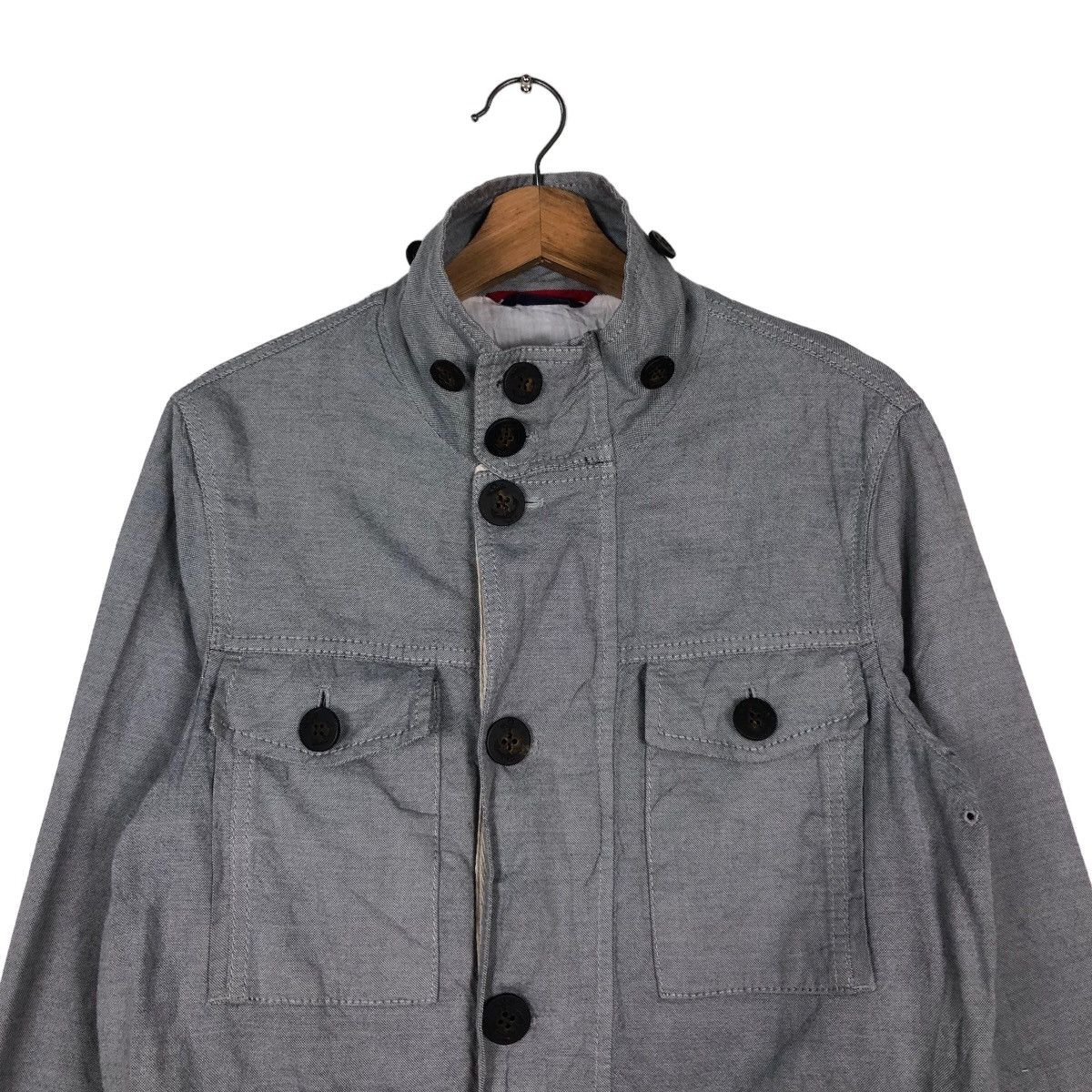 Japanese Brand 🔥Vintage Chore Biker Jacket Tommy Hilfiger Cargo Pocket Size US L / EU 52-54 / 3 - 3 Thumbnail