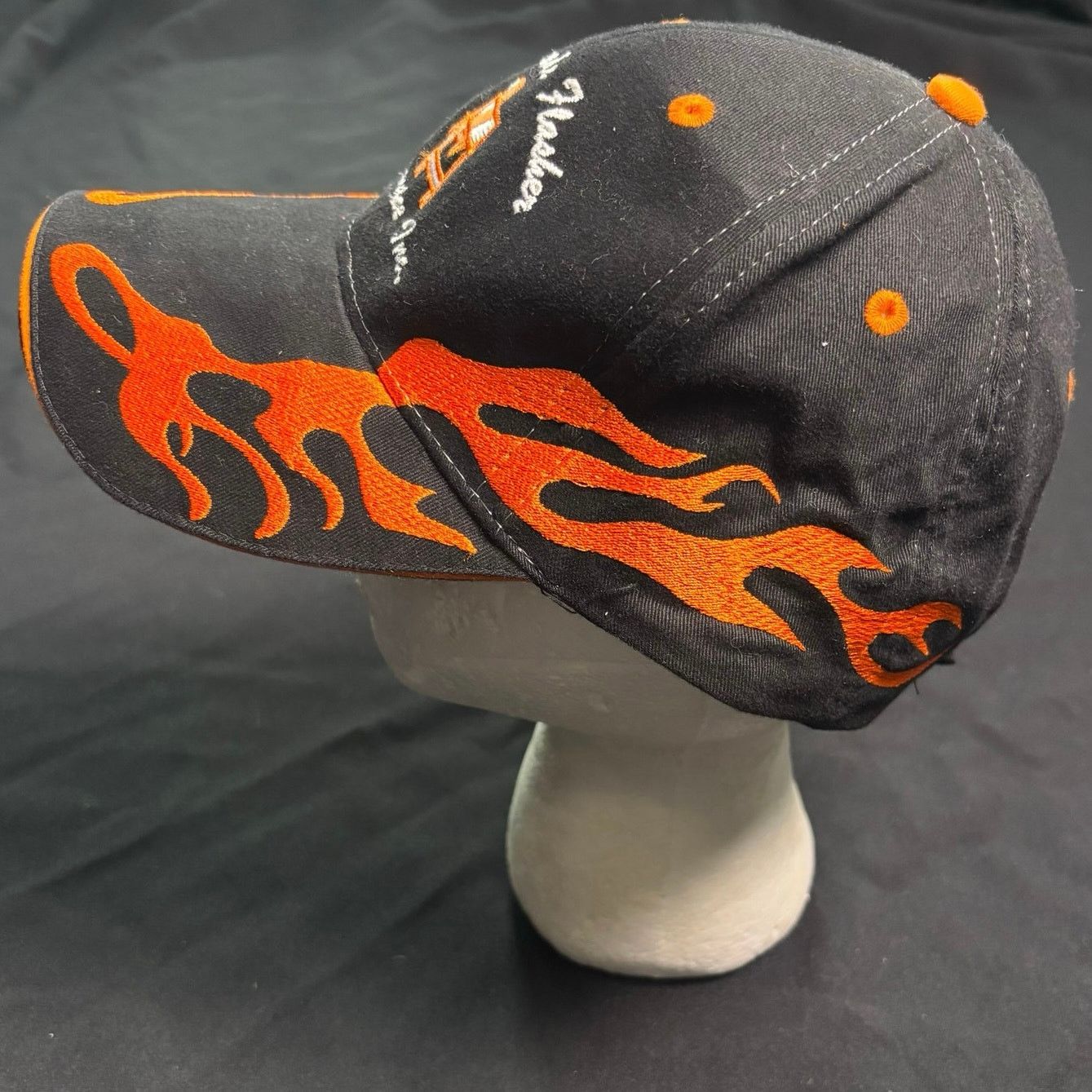 Other Orange Barricade Flasher Flames Men’s Hat Size ONE SIZE - 2 Thumbnail