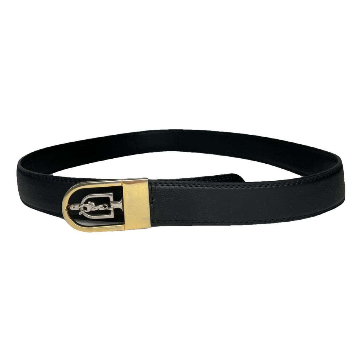 Longchamp Black Leather Belt Size ONE SIZE - 1 Thumbnail