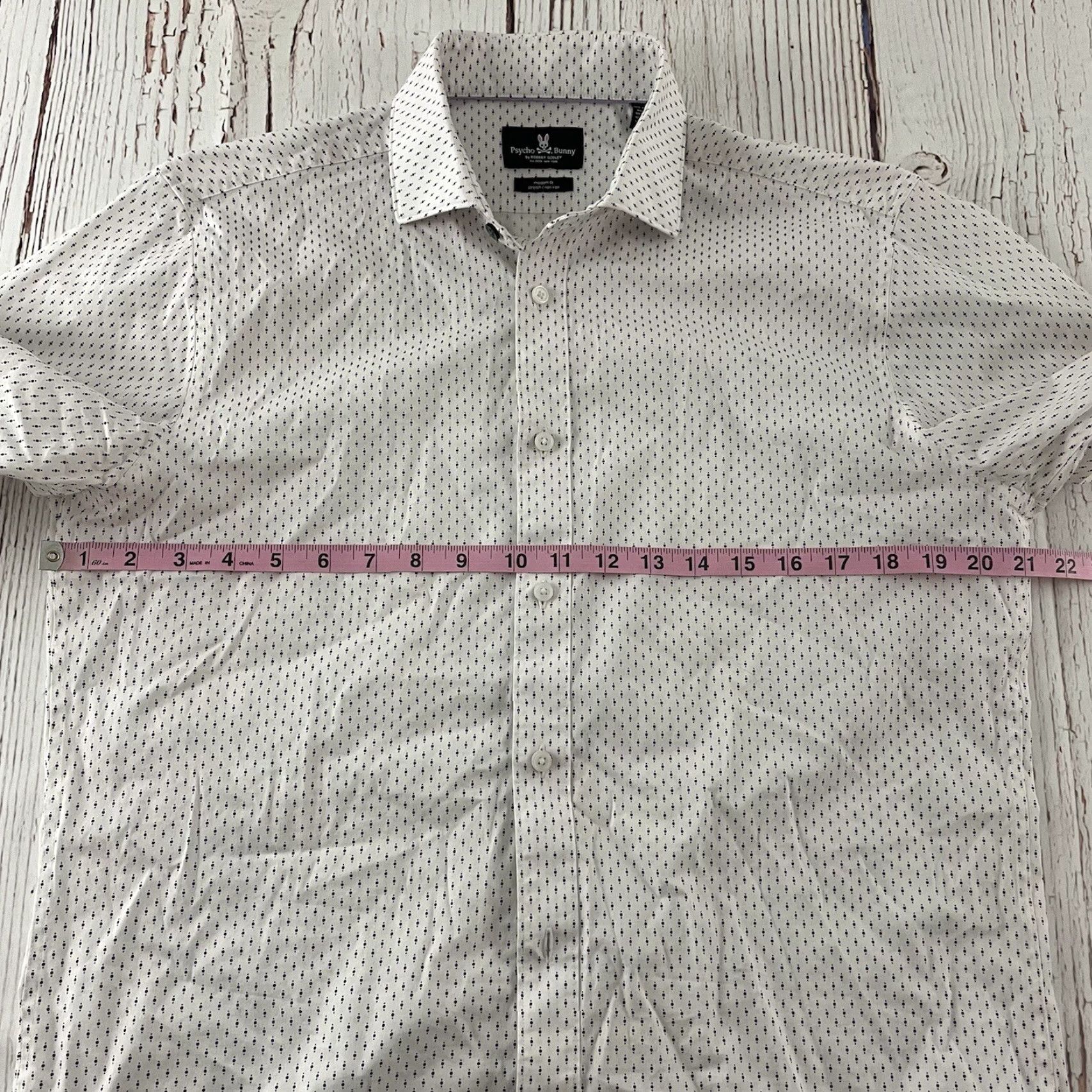 Psycho Bunny Psycho Bunny Long Sleeve Button-Up Shirt Men's Multicolor Print 15.5 Regular Size 32/33 XS? Size US L / EU 52-54 / 3 - 6 Thumbnail