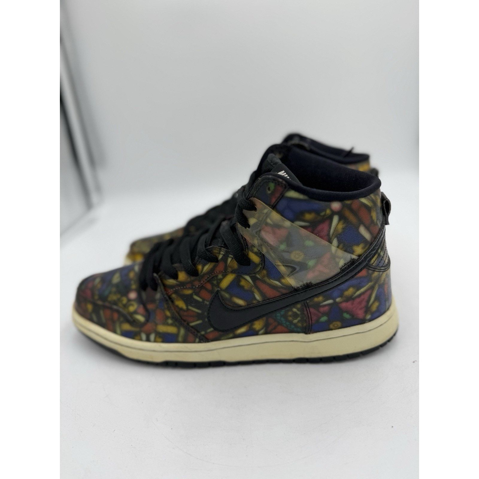 Nike Size 11 - Nike Concepts x SB Dunk High Stained Glass bs904 Size US 11 / EU 44 - 3 Thumbnail