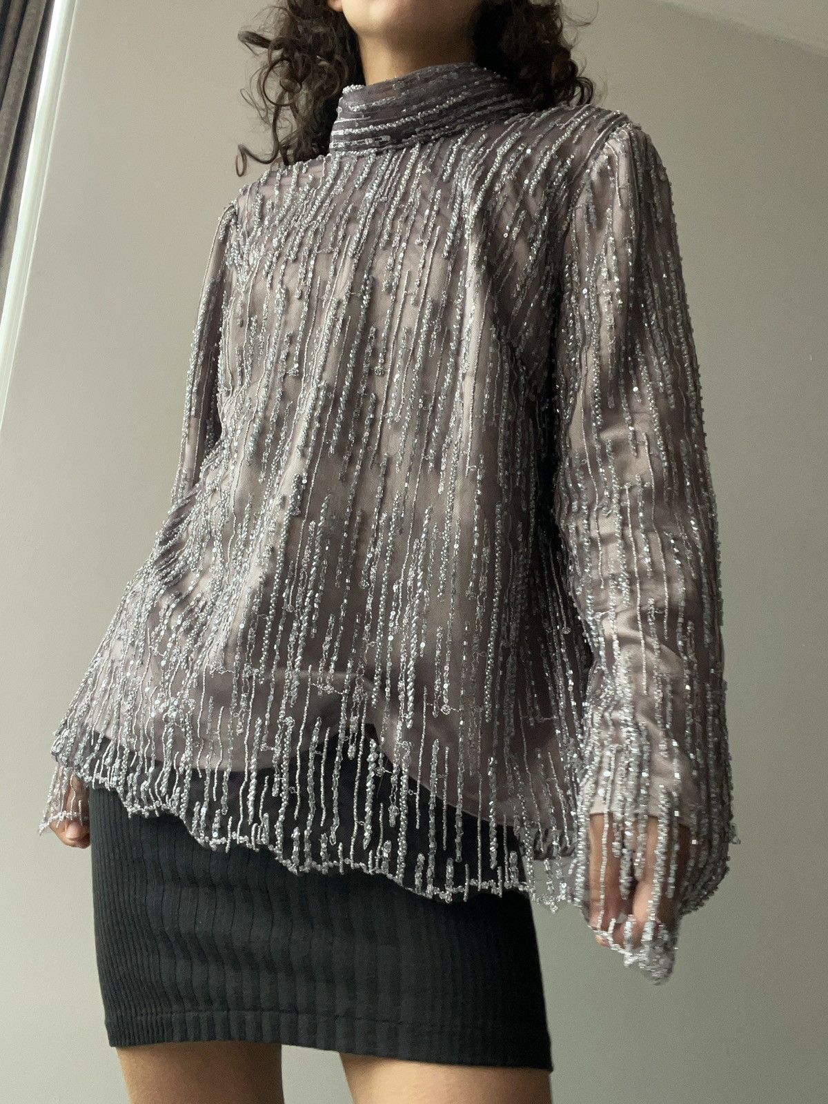 Vintage Vintage blouse Size L / US 10 / IT 46 - 2 Thumbnail