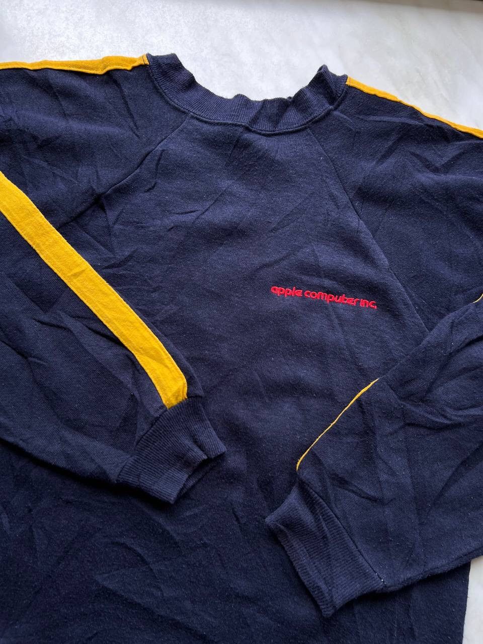 Apple × Vintage Vintage 80s Apple Computer Inc. Red Logo Boxy Sweatshirt USA Size US S / EU 44-46 / 1 - 2 Thumbnail
