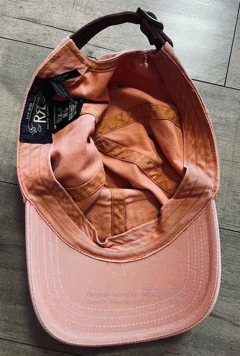 RRL Ralph Lauren RRL Ralph Lauren Watermelon Red Exclusive Baseball Hat Size ONE SIZE - 5 Thumbnail