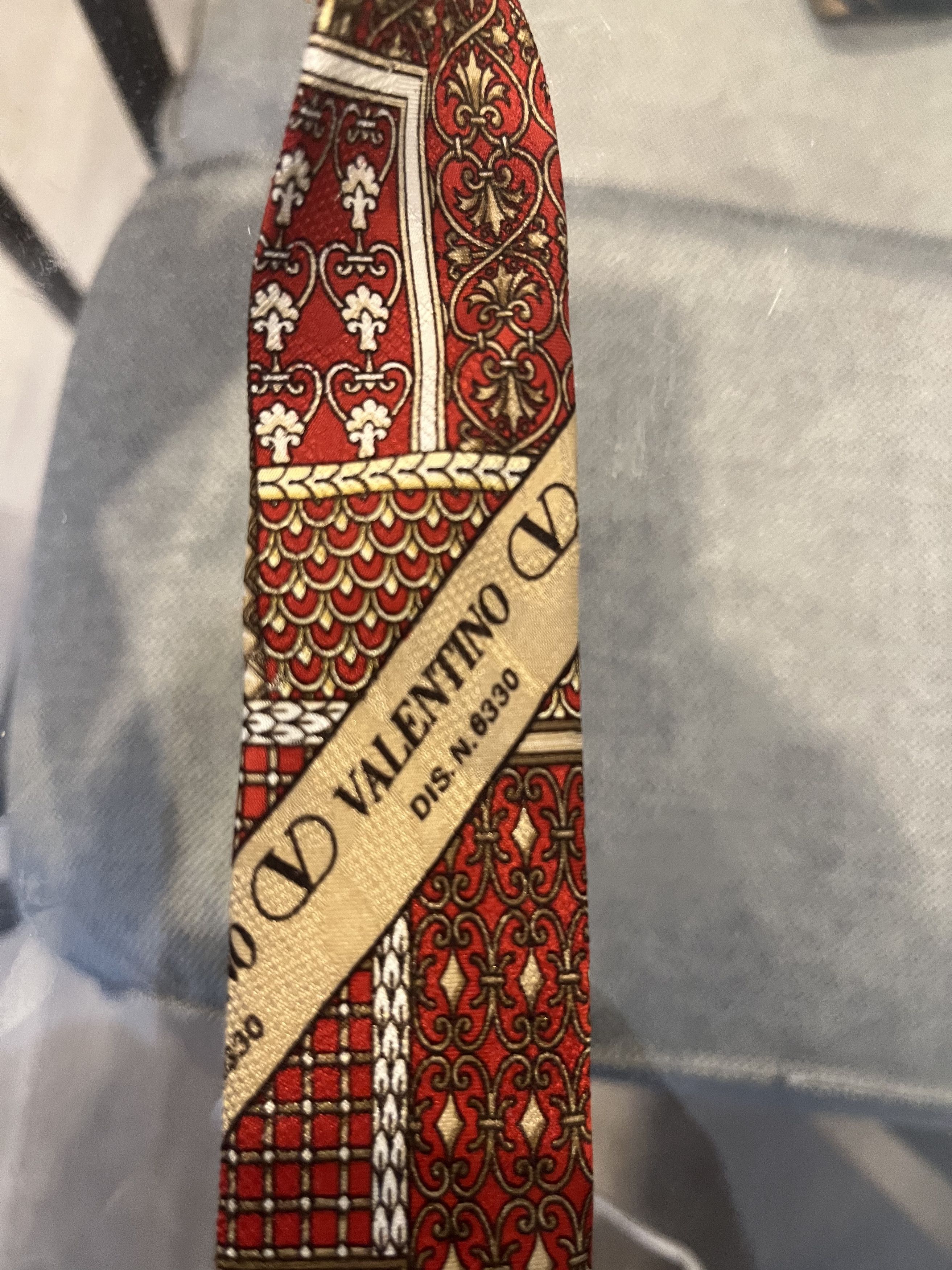 Valentino Valentino Mens Limited edition Designer Tie Size ONE SIZE - 2 Thumbnail