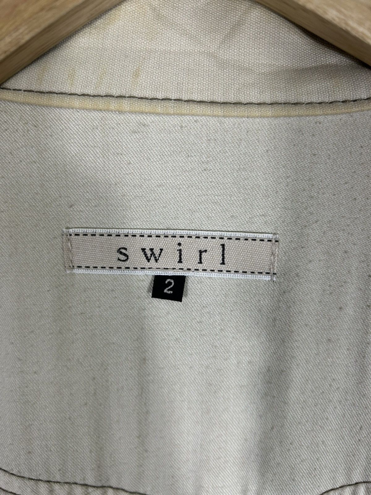 Japanese Brand × Vintage 🔥Swirl Bondage Zipper Jacket Size XS / US 0-2 / IT 36-38 - 10 Thumbnail