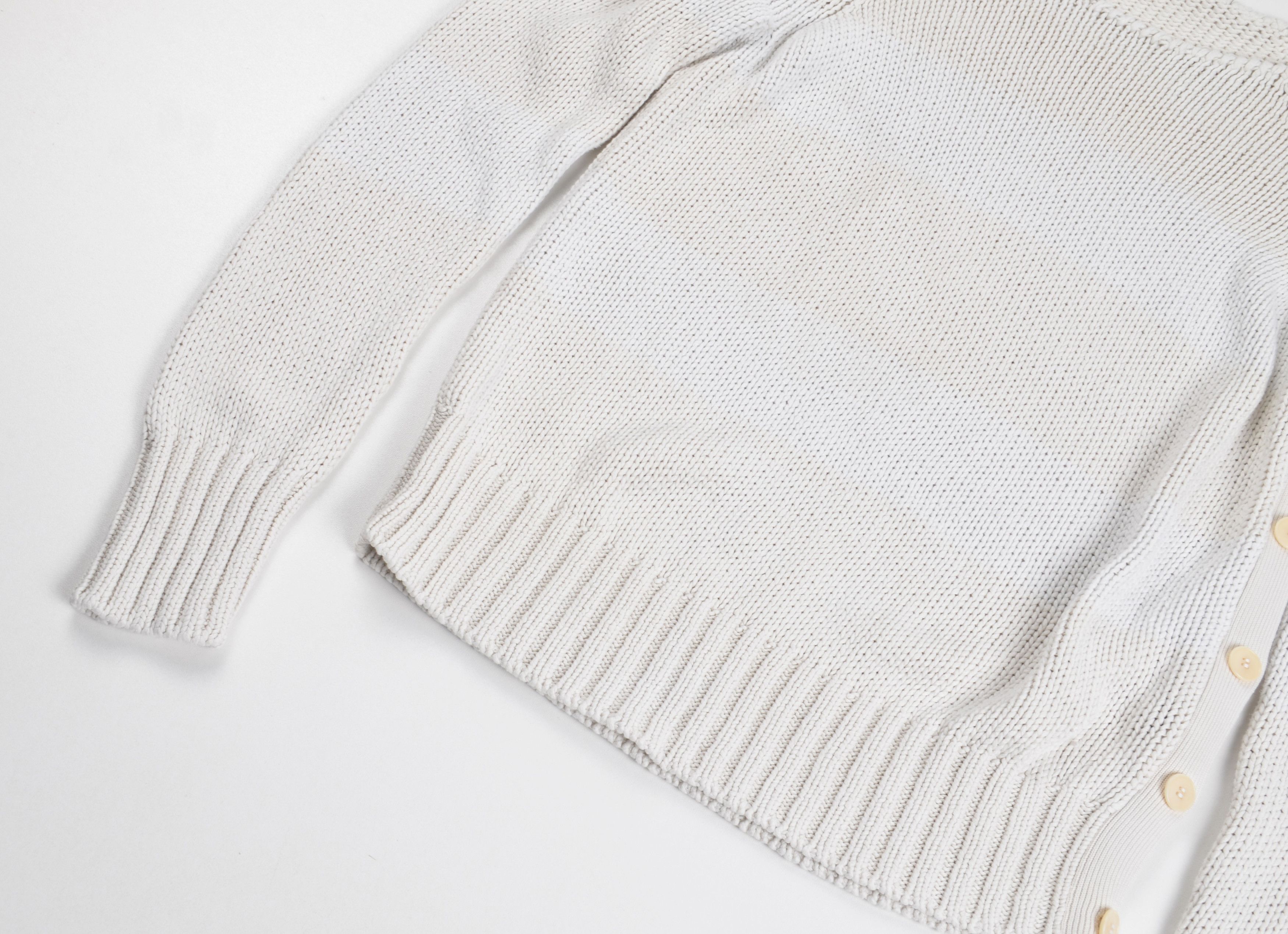Loro Piana Loro Piana Knitted Striped Silk Blend Side Button Jumper Size S / US 4 / IT 40 - 6 Thumbnail