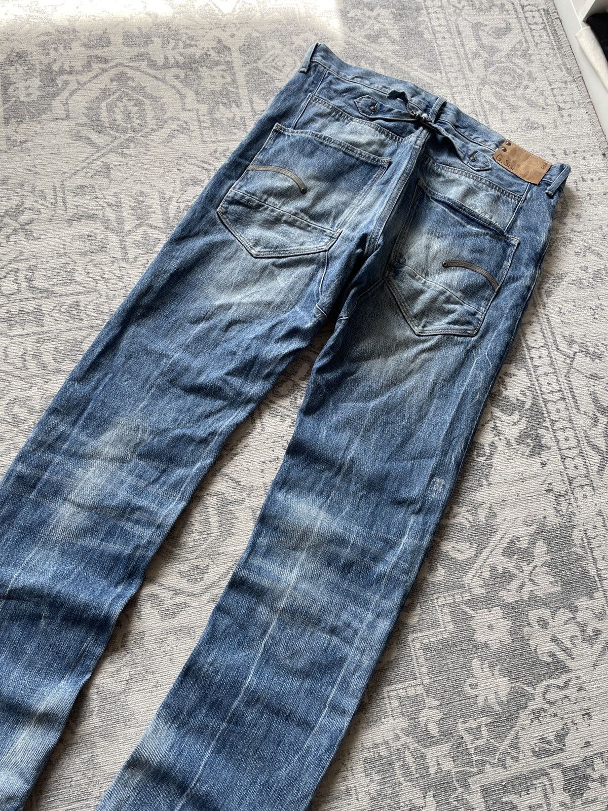 Vintage G star Vintage Jeans Faded Mud Washed Japanese Y2k Distresse Size US 32 / EU 48 - 3 Thumbnail