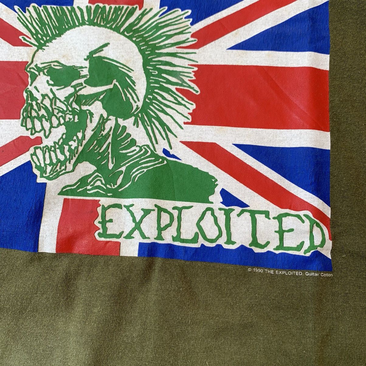 Band Tees × Vintage Vintage The Exploited t-Shirt 1990 Punk Rock Band Tee Size US M / EU 48-50 / 2 - 5 Thumbnail