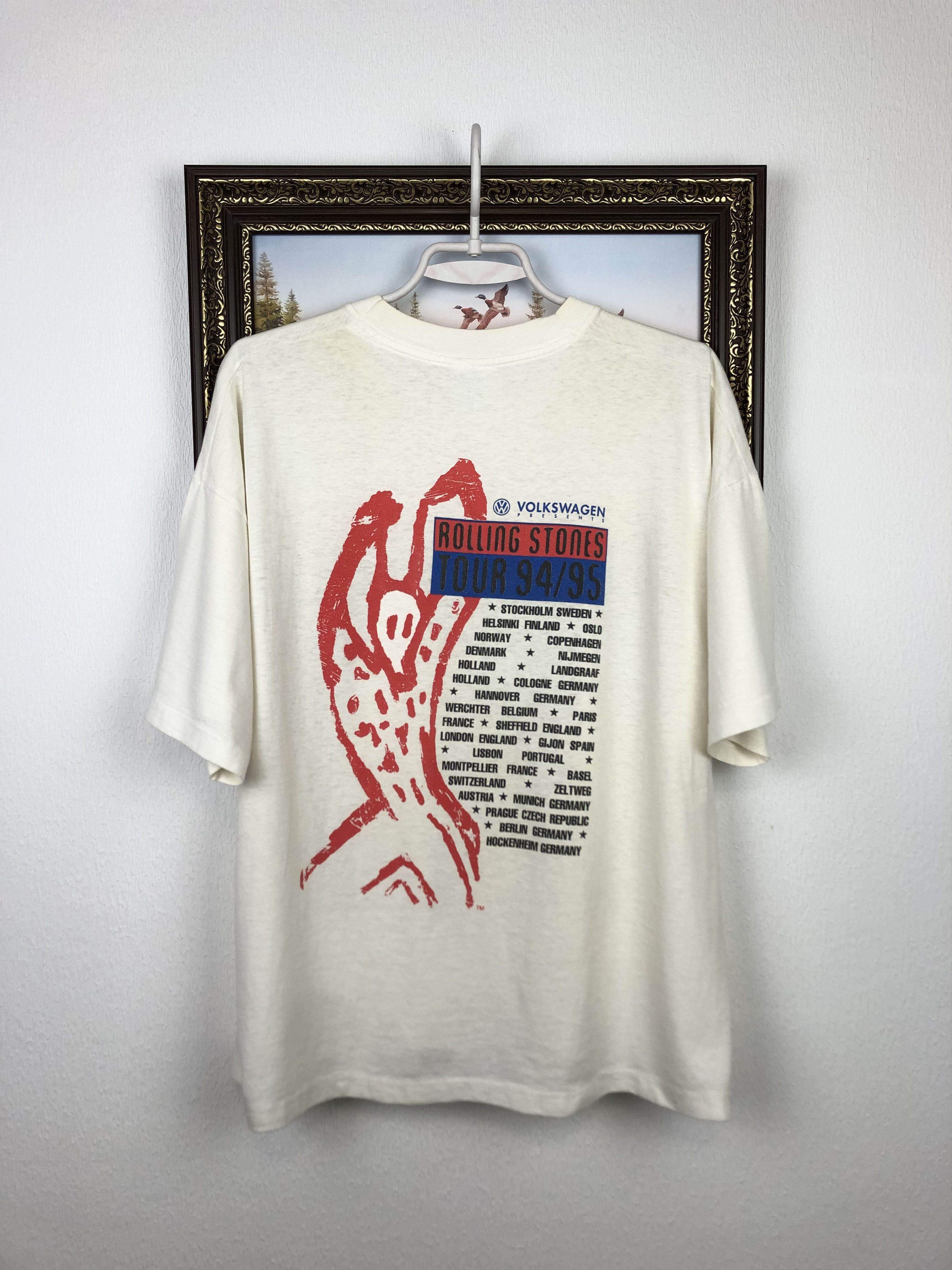Vintage 90' Rolling Stones 1994 Voodoo Lounge Tour Shirt Tee