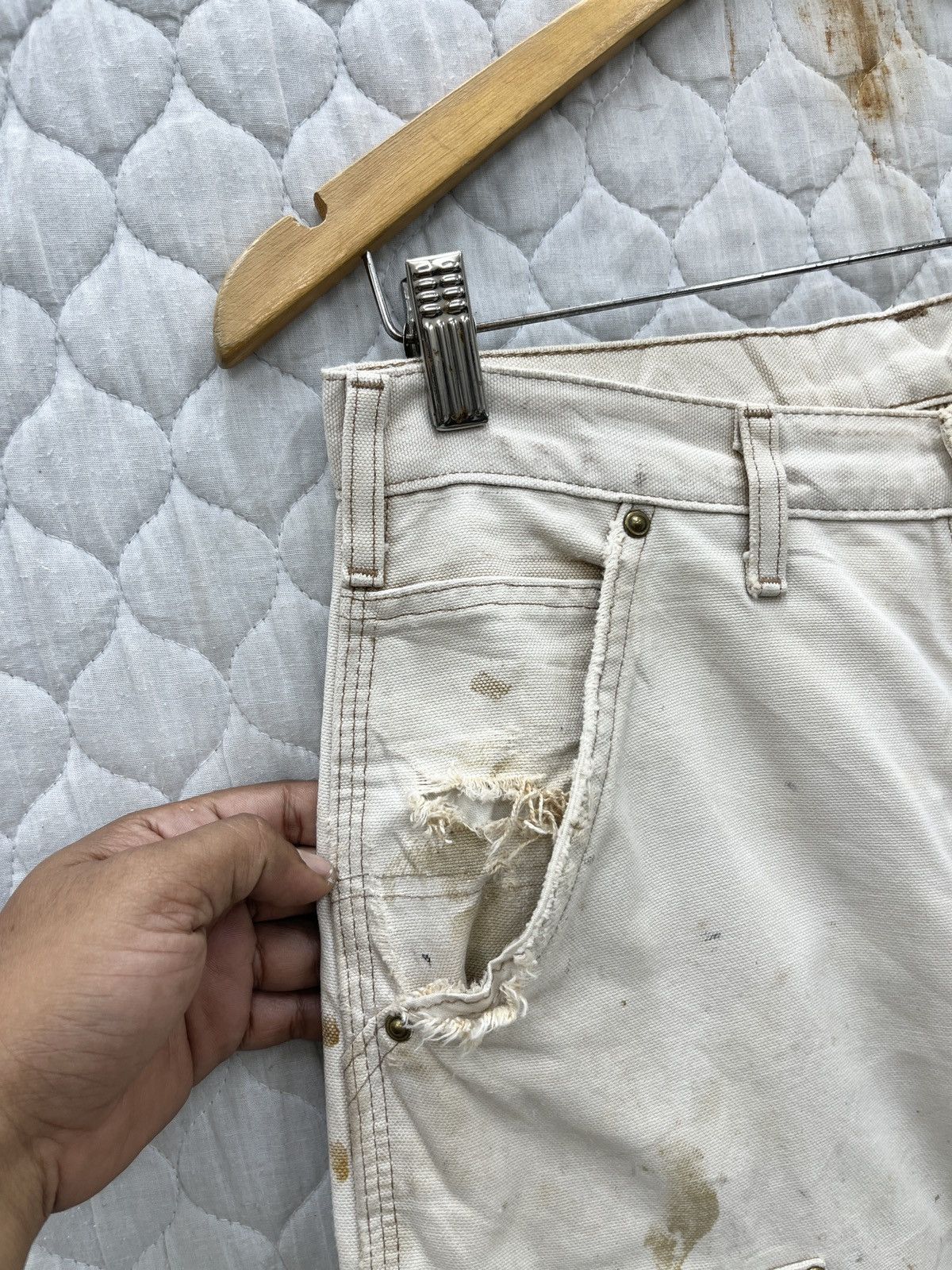 Carhartt 🔥🔥🔥VINTAGE CARHARTT DOUBLE KNEE PANTS Size US 30 / EU 46 - 9 Thumbnail