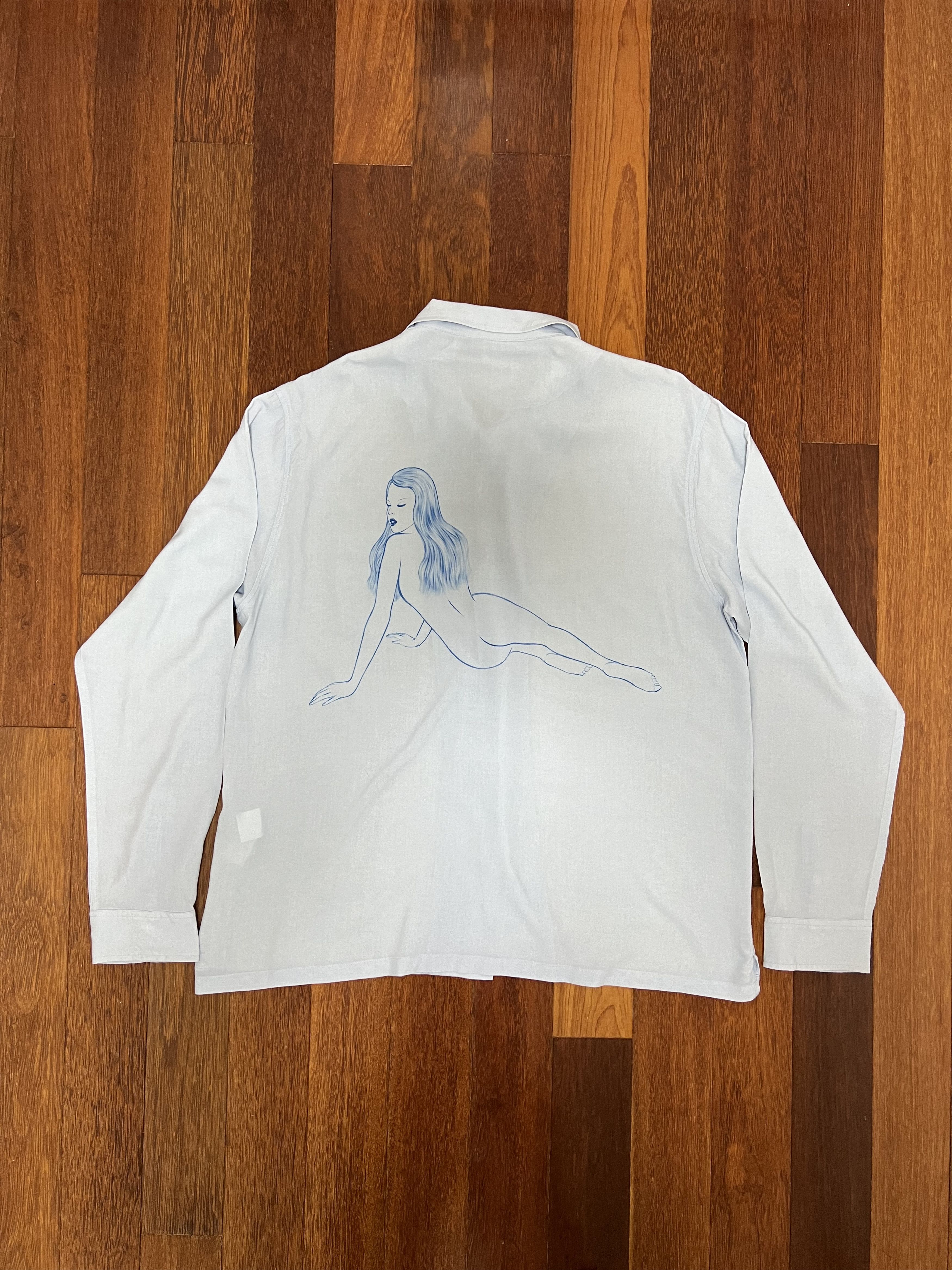 Stussy 💚 2021 Stussy Pin Up Girl Button Up Shirt Large Size US L / EU 52-54 / 3 - 5 Thumbnail