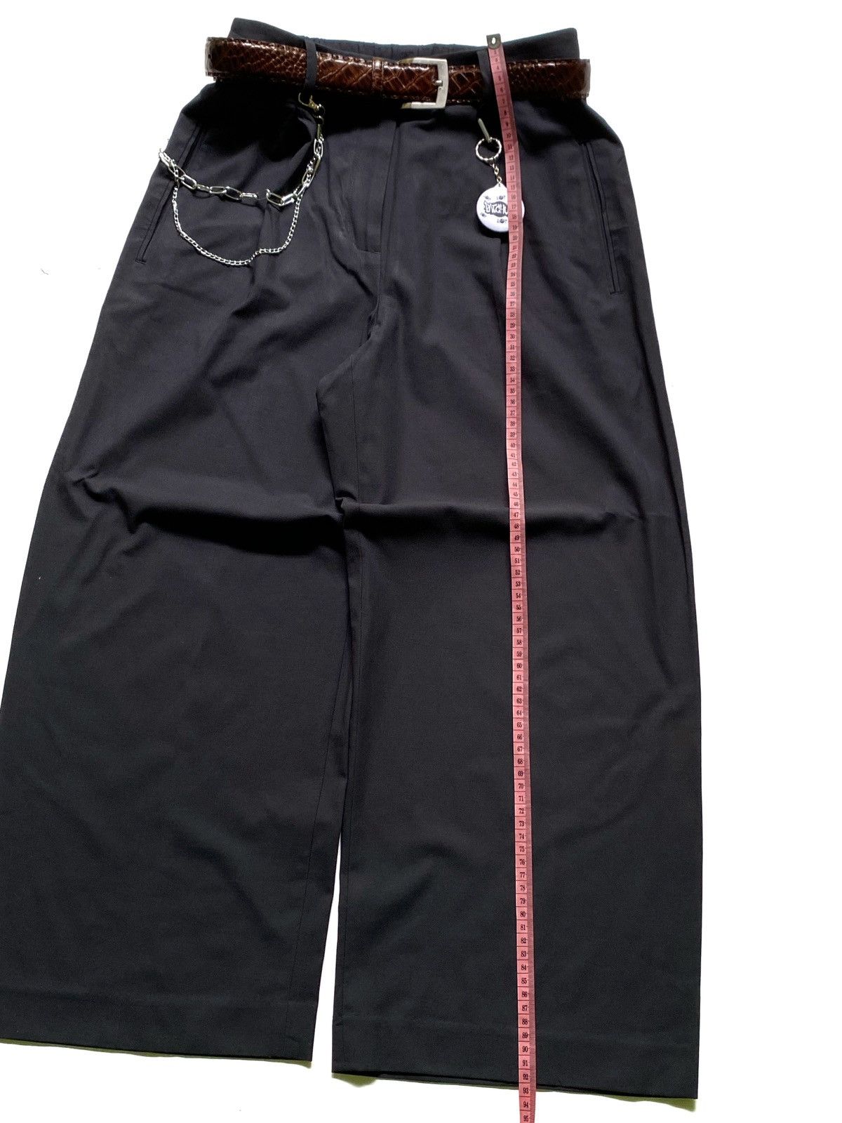 Designer × Japanese Brand × pet-tree-kor SICK💰PLST Pleated Wide Leg Trousers Size US 30 / EU 46 - 7 Thumbnail