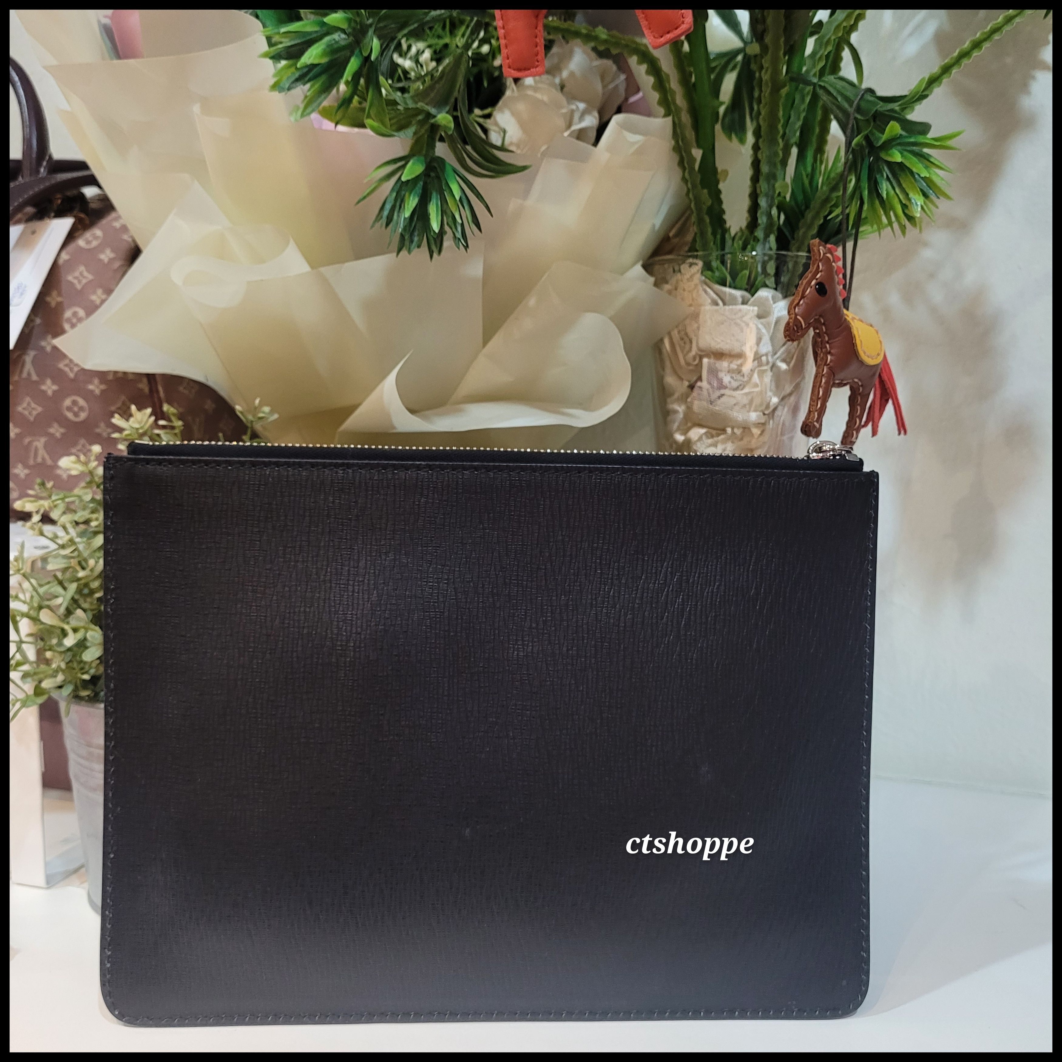 Salvatore Ferragamo Salvatore Ferragamo Revival 3.0 Leather Clutch Size ONE SIZE - 2 Thumbnail
