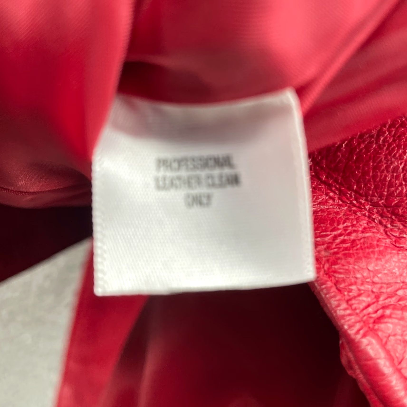 Vintage VINTAGE Metrostyle Red Leather Jacket Womens 8 Coat Academia 90's Chic Y2k Fall Corpcore Jacket Size M / US 6-8 / IT 42-44 - 7 Thumbnail