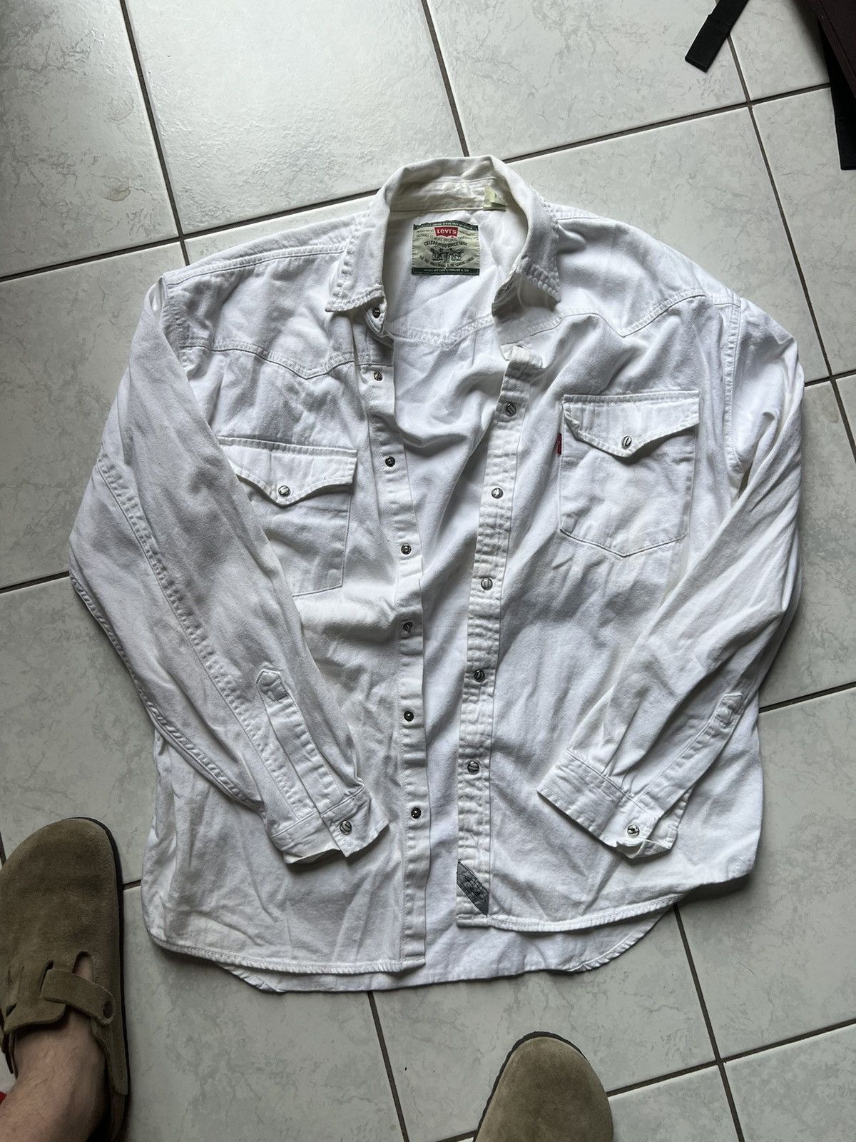 Levi's Vintage Levi Western style white jacket Size US M / EU 48-50 / 2 - 1 Thumbnail