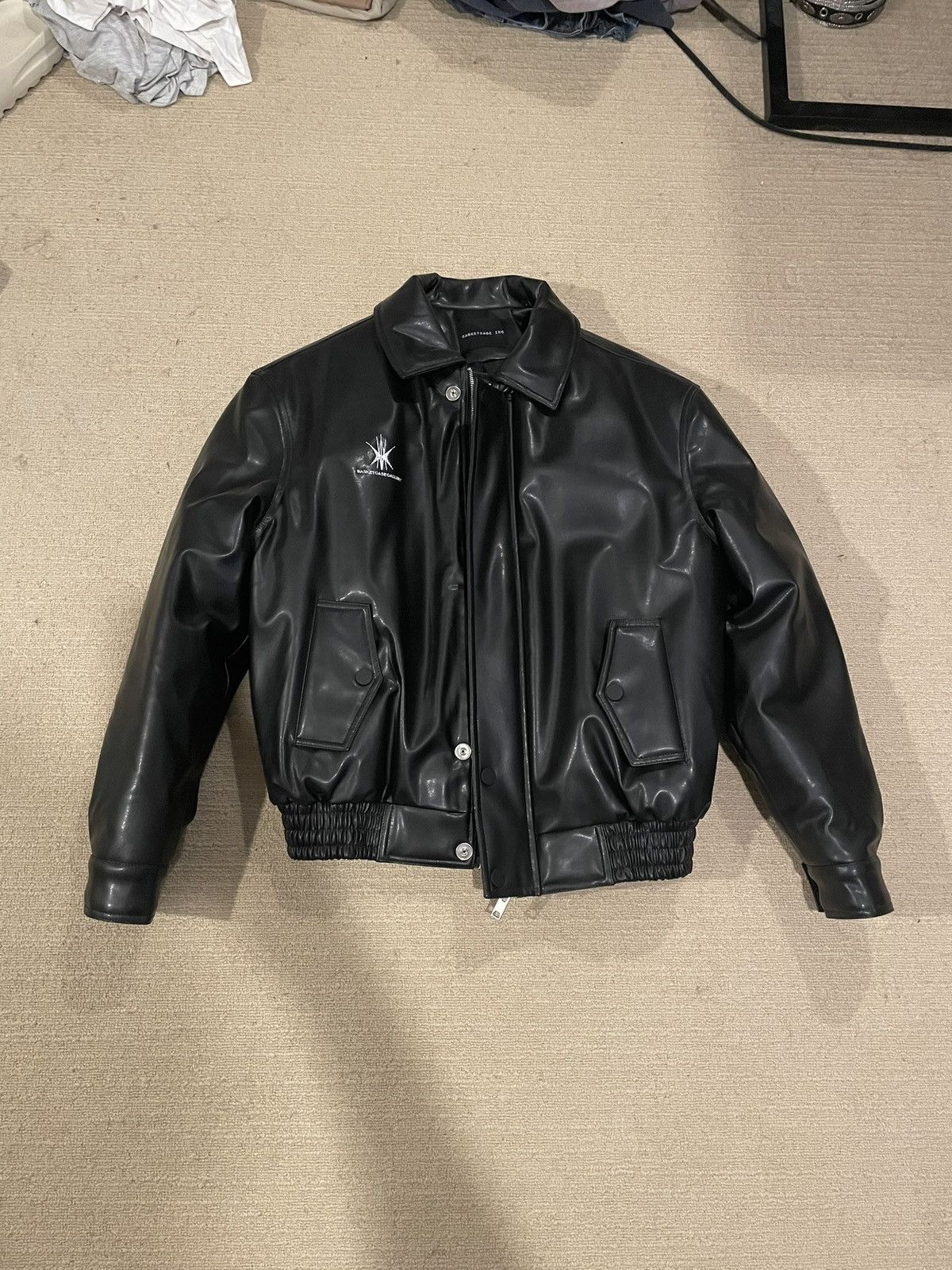 basketcase gallery Basketcase gallery black leather flight jacket bomber Size US S / EU 44-46 / 1 - 1 Thumbnail