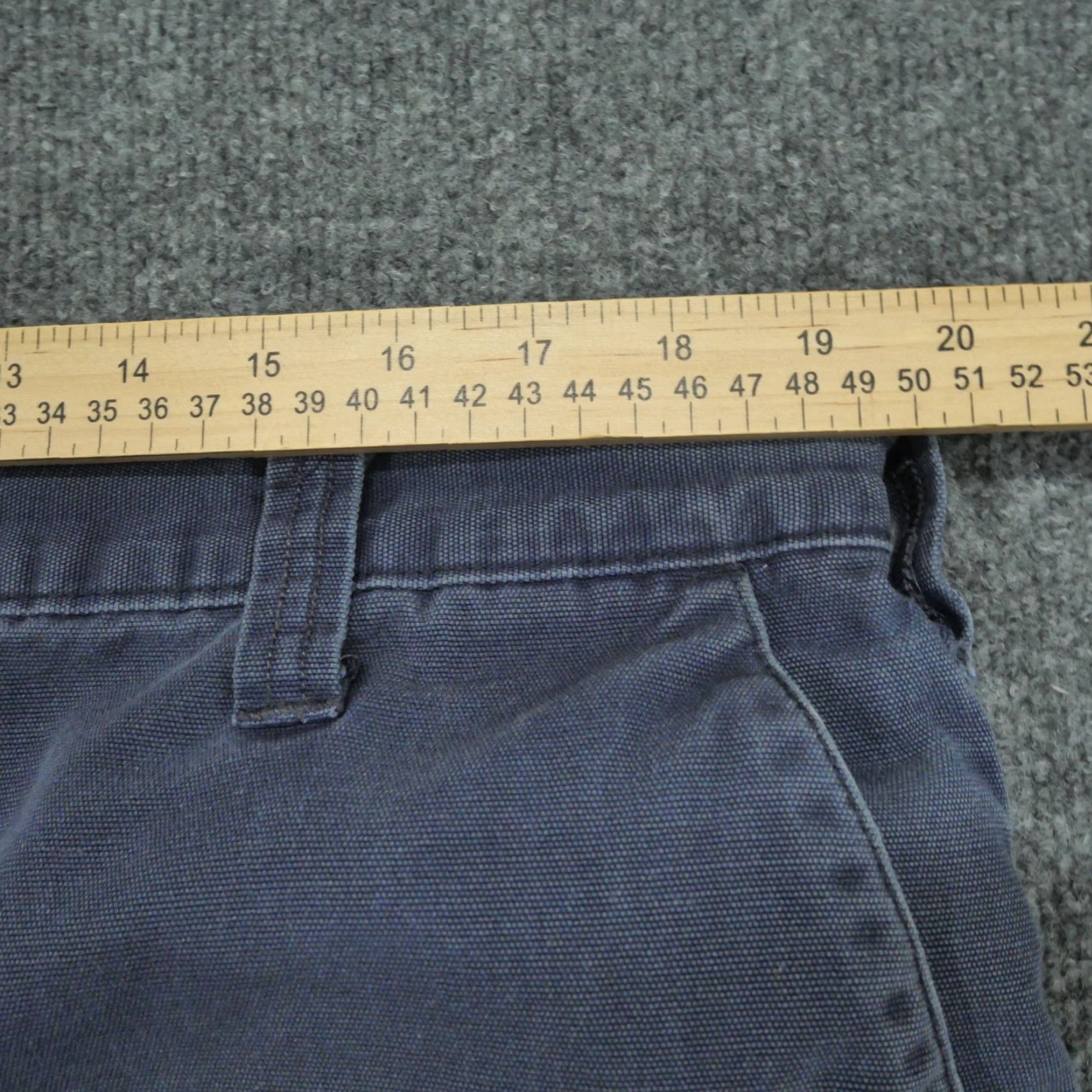 Vintage Tyndale Pants Mens 42x34 Blue Cargo Flame-Resistant Workwear Size US 40 / EU 56 - 7 Thumbnail