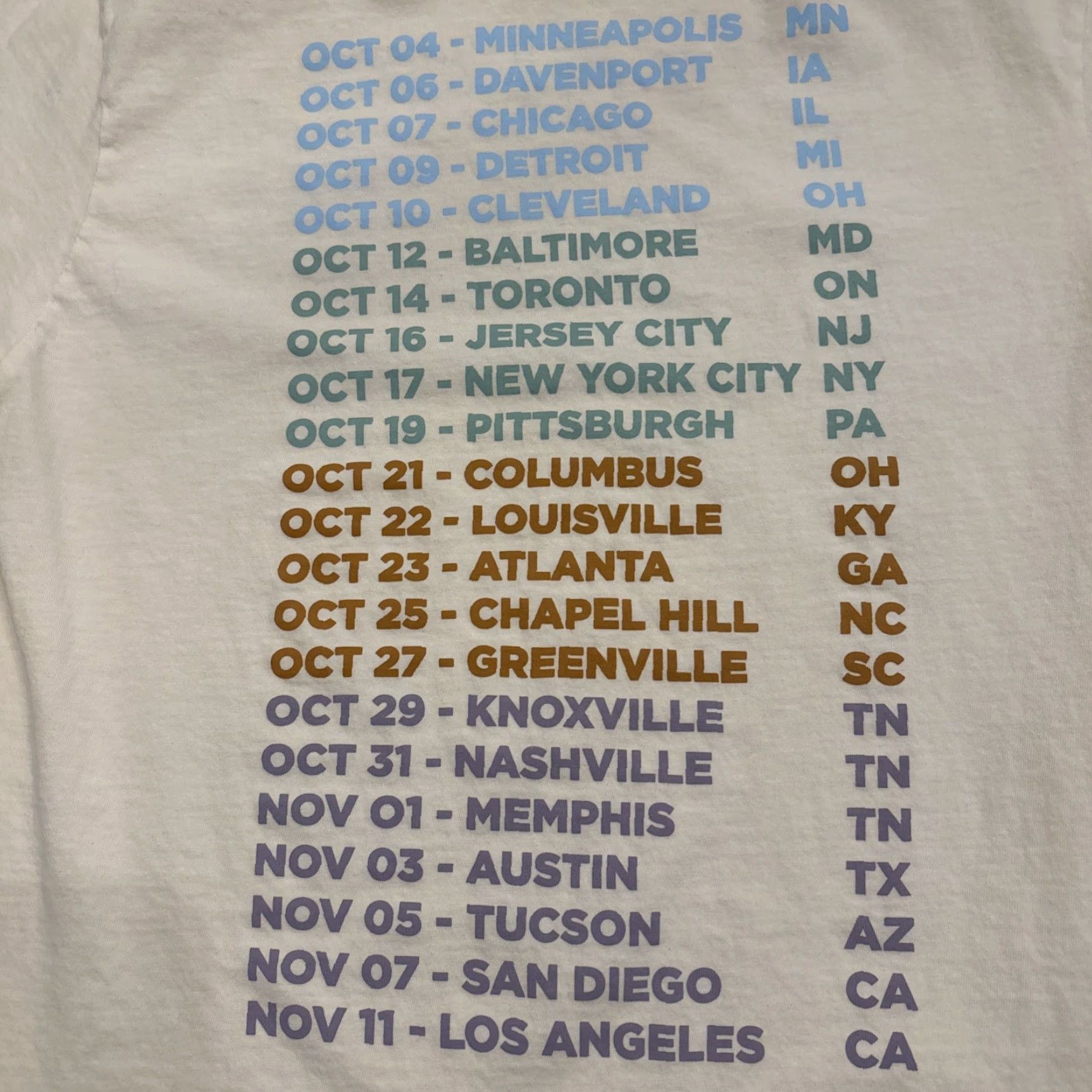 Vintage Phantom Planet T-Shirt Mens Band Tour EUC Cream Size M Official Merch Size US M / EU 48-50 / 2 - 5 Thumbnail