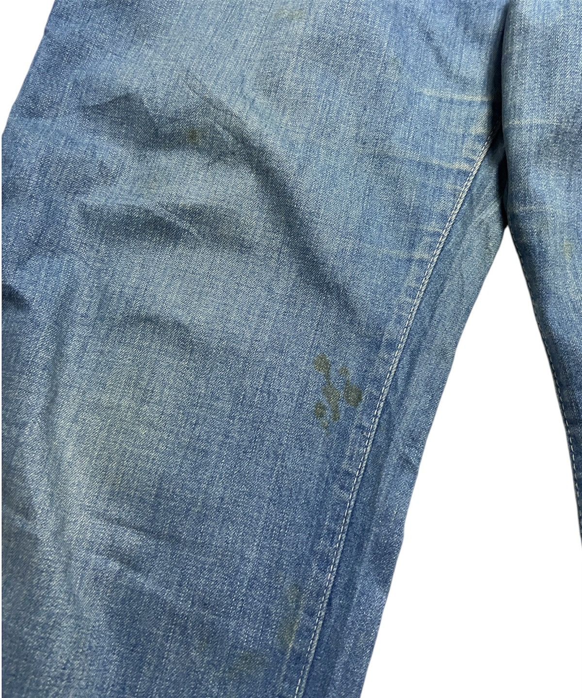 Edwin × Japanese Brand × Vintage Rare Vintage 90s Edwin Carpenter Stonewash Blue Jeans Size US 32 / EU 48 - 12 Thumbnail