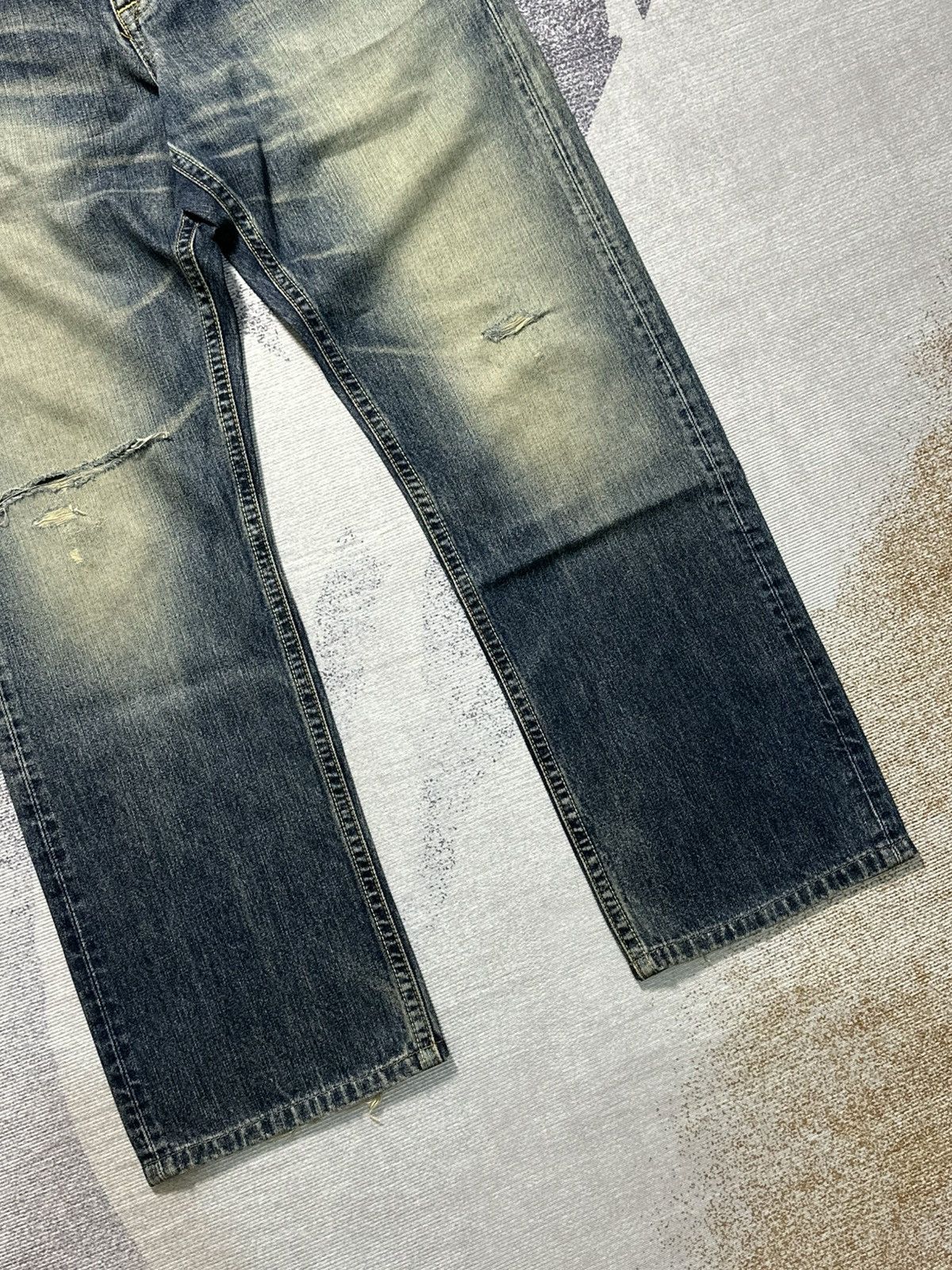 Undercover × Uniqlo 2000s Edwin Mud Washed Denim 405 Size US 33 - 4 Thumbnail