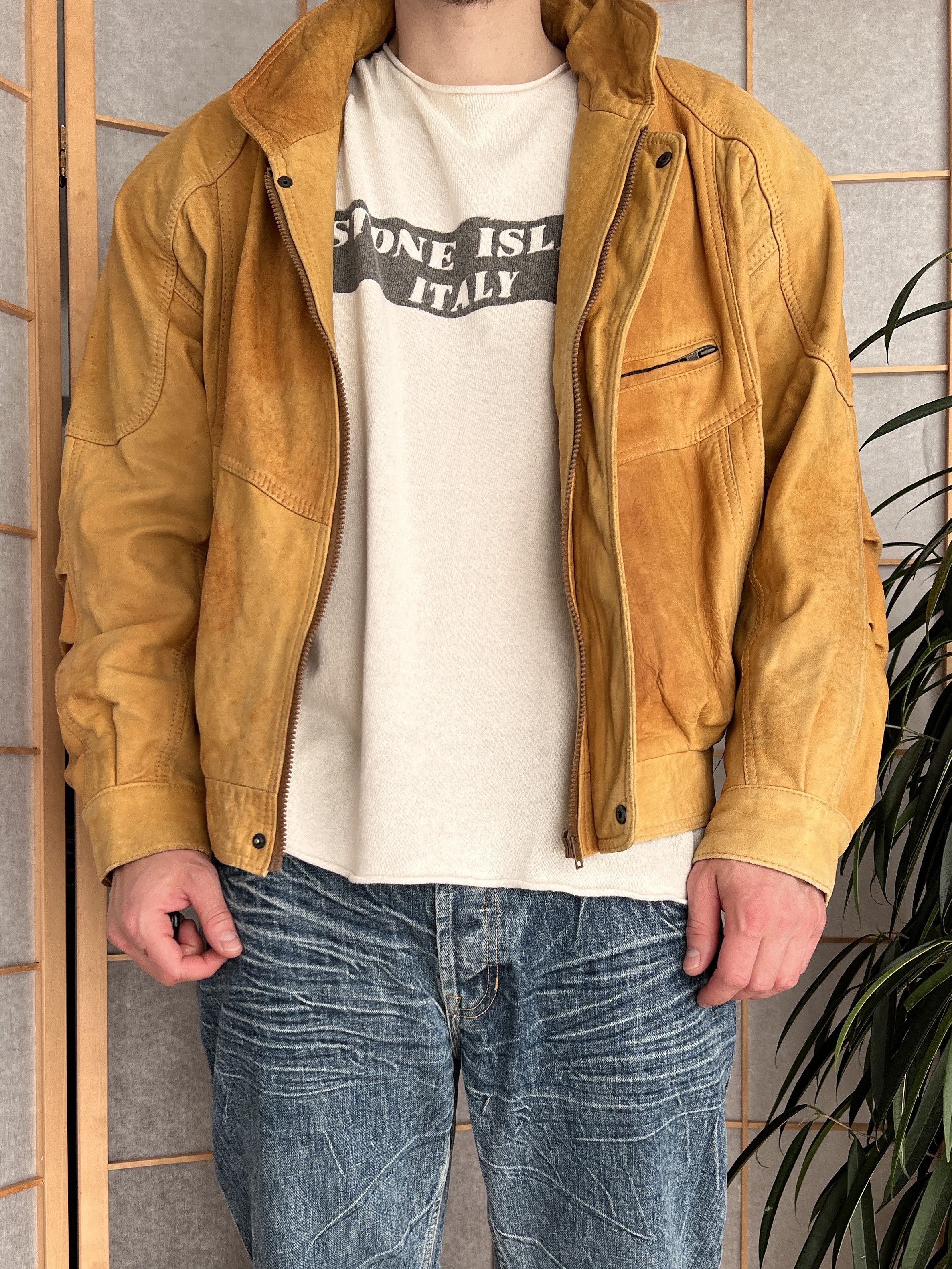 If Six Was Nine Vintage avant garde bomber leather jacket Vetements LGB vibe Size US M / EU 48-50 / 2 - 3 Thumbnail