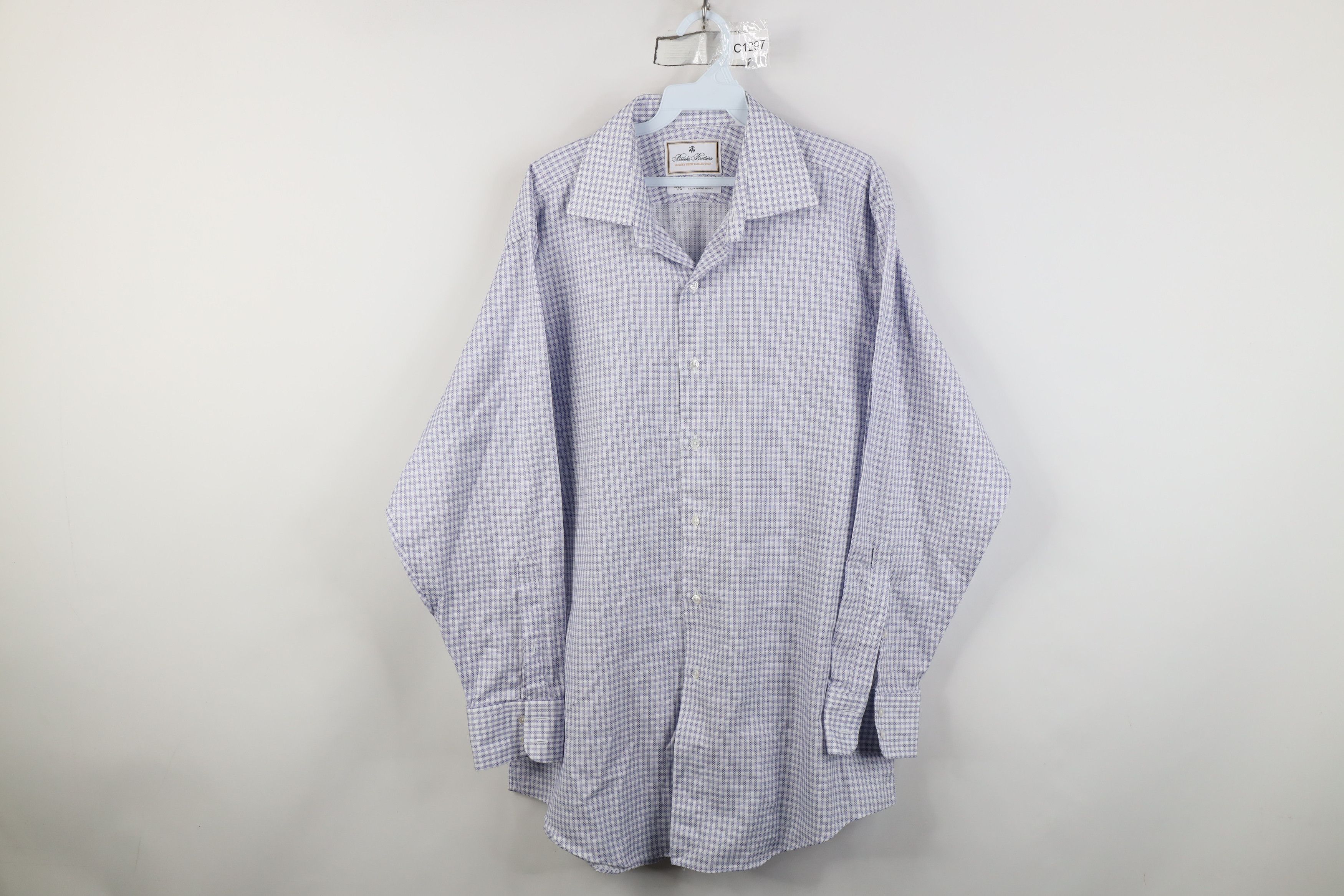 Brooks Brothers Brooks Brothers Thomas Mason Fit Luxury Button Shirt Plaid Size US L / EU 52-54 / 3 - 1 Thumbnail