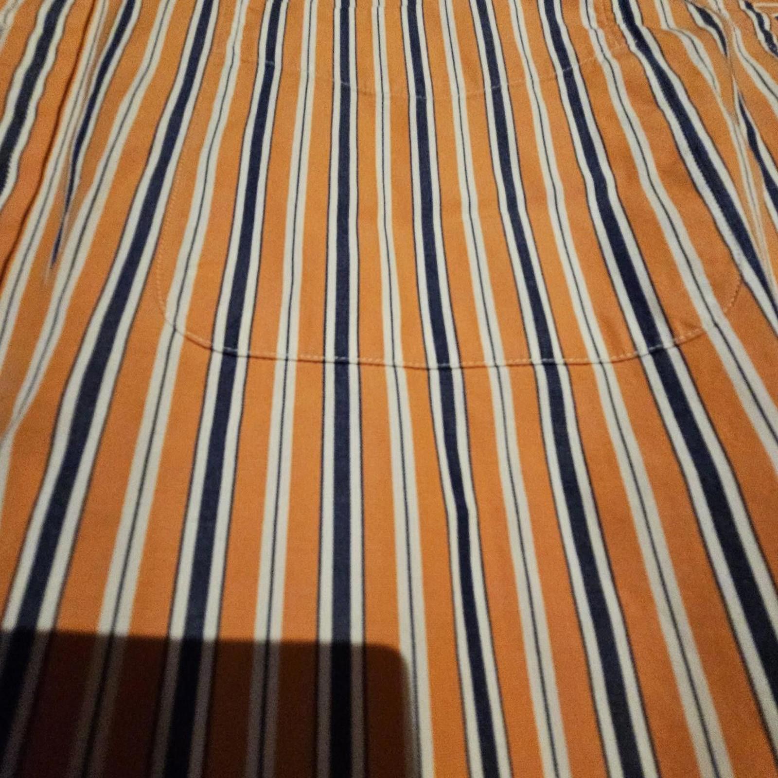 Polo Ralph Lauren Polo Ralph Lauren Men's Orange and Navy Dress Shirt Size US L / EU 52-54 / 3 - 7 Thumbnail