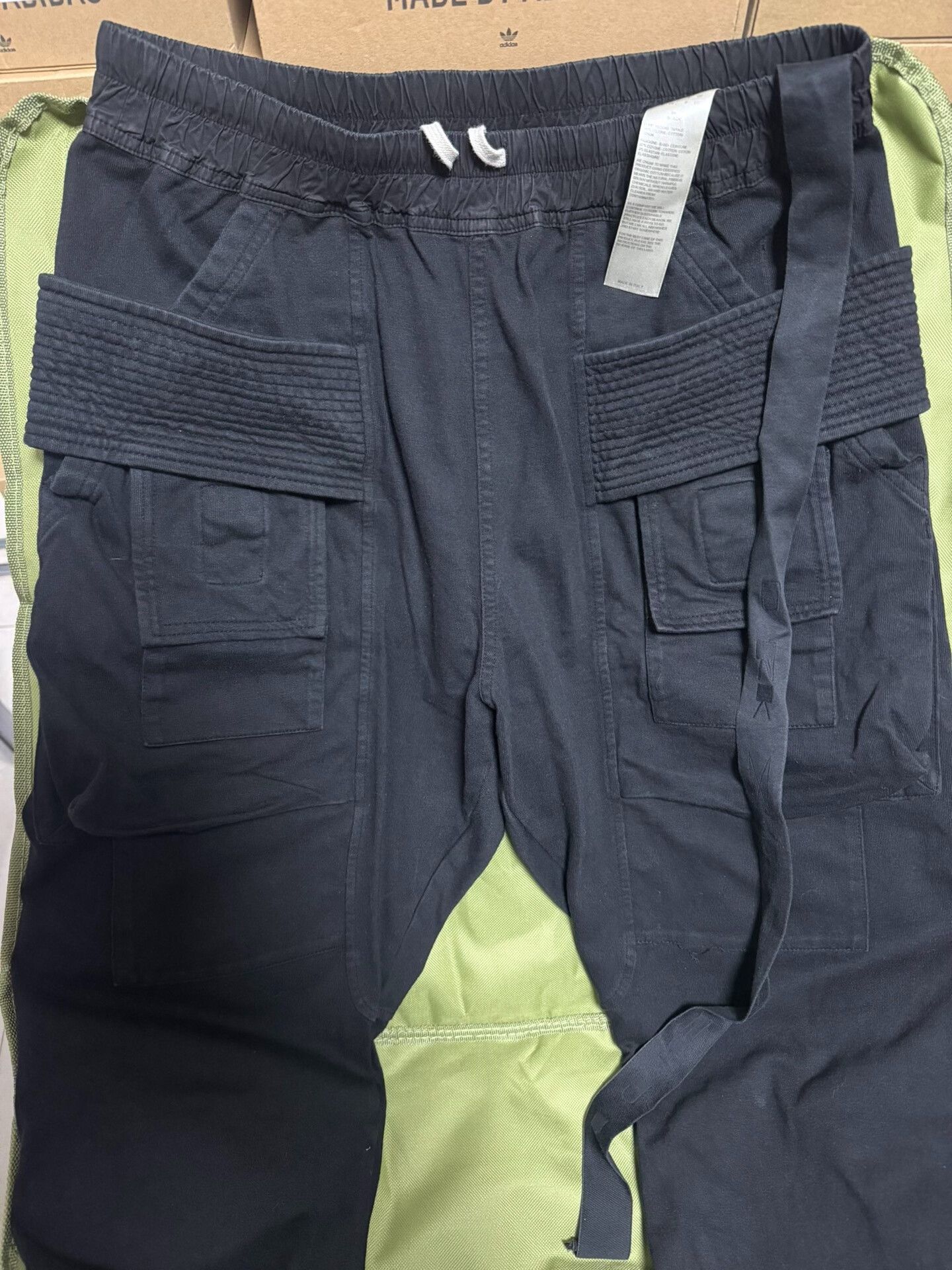 Rick Owens Rick Owens Cargo Black Casual Pants S Men Size US 30 / EU 46 - 1 Thumbnail