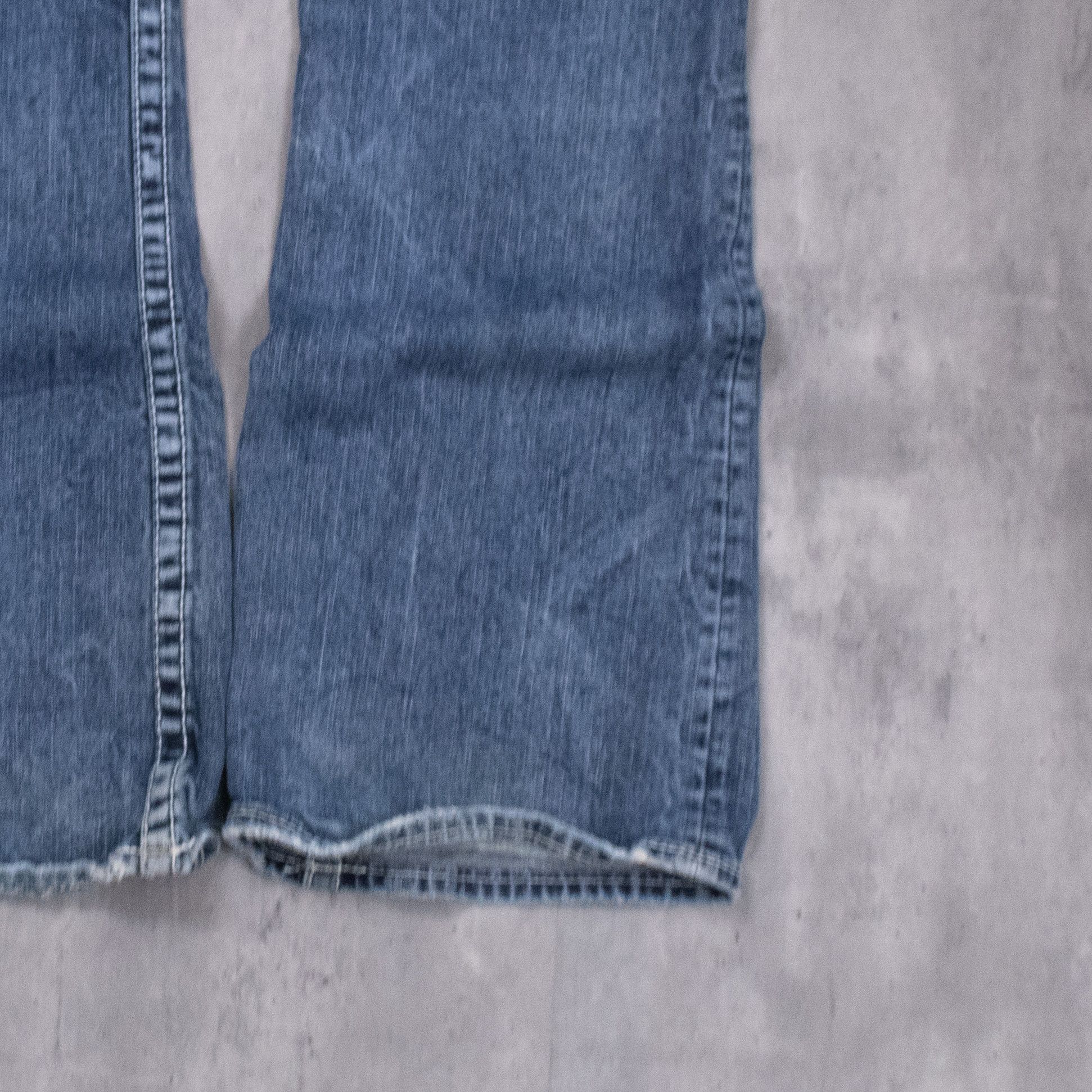 Silver Jeans Co. Y2K Silver Jeans Co Aiko Bootcut Distressed Denim Jeans Size US 33 - 13 Thumbnail