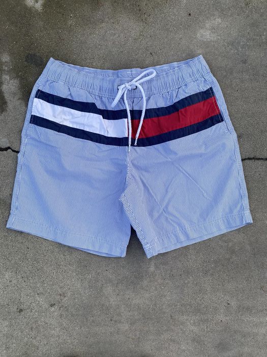 Vintage tommy clearance hilfiger swim trunks