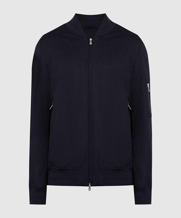 Brunello Cucinelli 0924 Wr Padded Jacket in Navy Size US XS / EU 42 / 0 - 1 Thumbnail