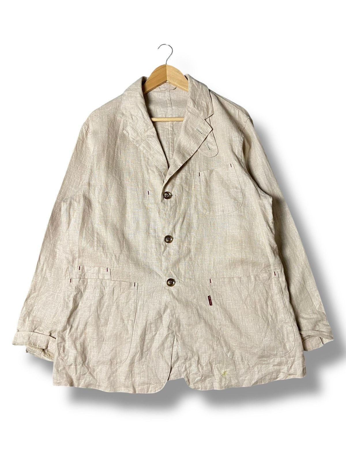 Karl Helmut Vintage Karl Helmut Linen Jacket (149) Size US L / EU 52-54 / 3 - 2 Thumbnail
