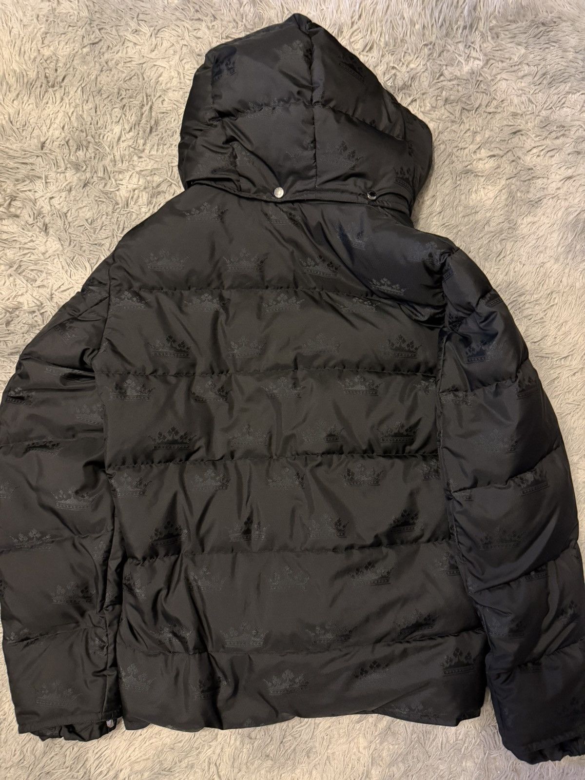 Dolce & Gabbana crown print puffer jacket Size US L / EU 52-54 / 3 - 9 Thumbnail