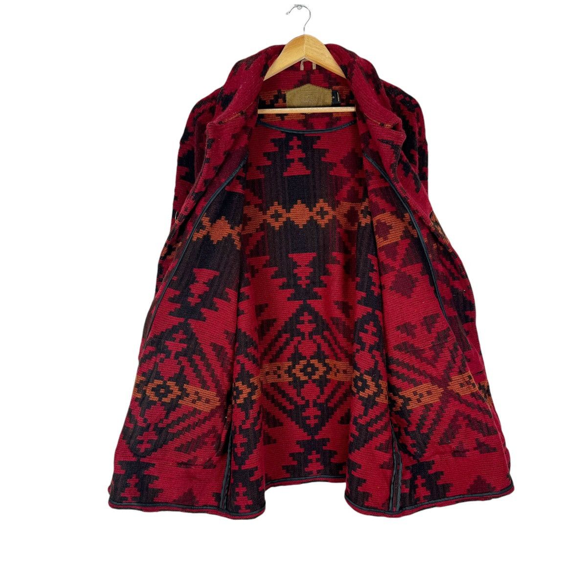 Native × Woolrich Woolen Mills 🌟WOOLRICH NATIVE AZTEC BUTTON WOOL JACKET Size US XL / EU 56 / 4 - 8 Thumbnail