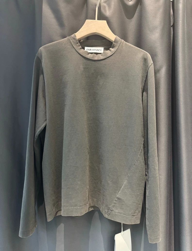 Our Legacy our legacy size 38 Grey old washed round-neck long-sleeved Size US XXS / EU 40 - 1 Thumbnail