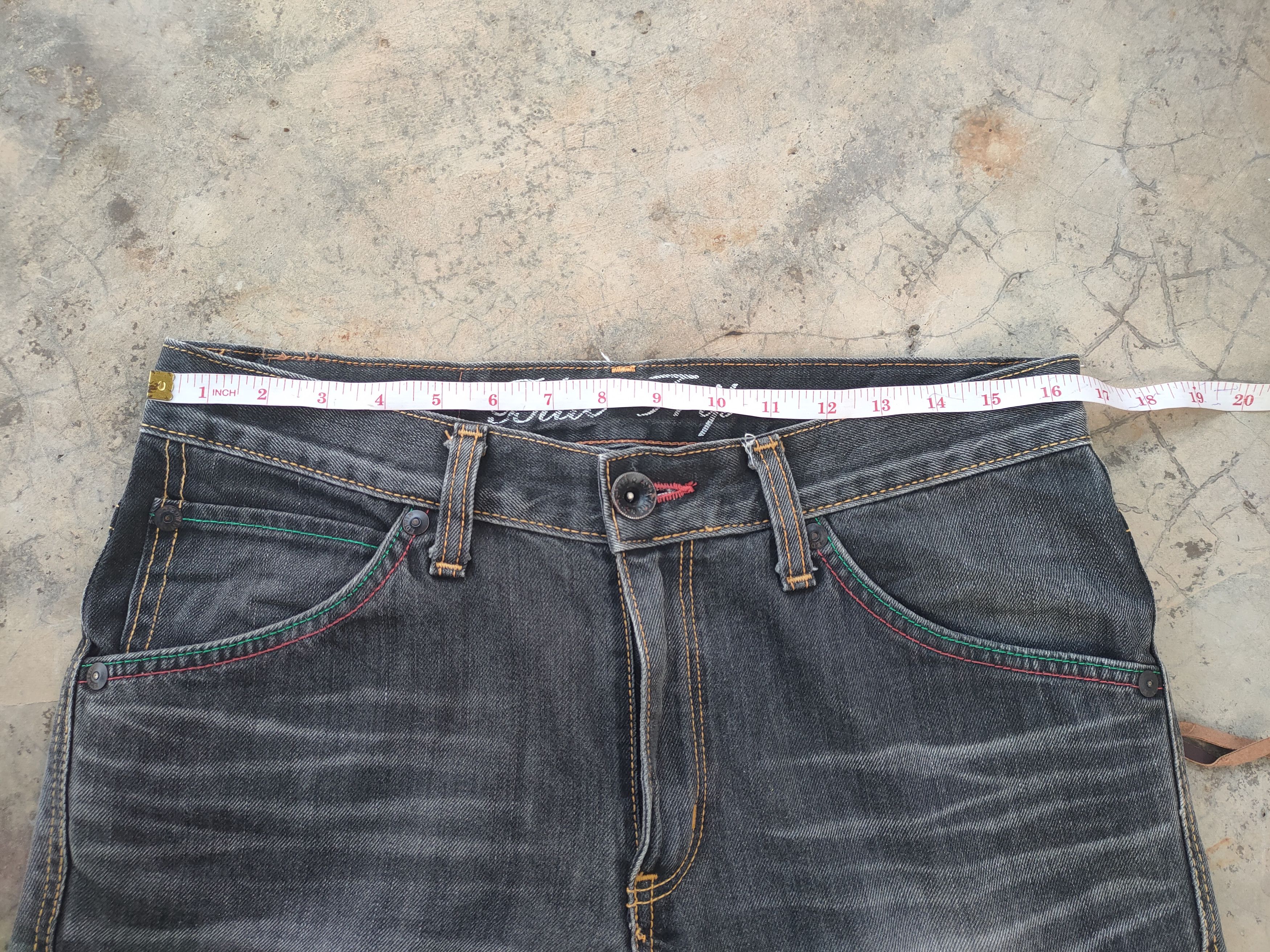 Edwin × Vintage W33 VINTAGE EDWIN FADED BLACK DISTRESSED JEANS PANTS Size US 33 - 6 Thumbnail