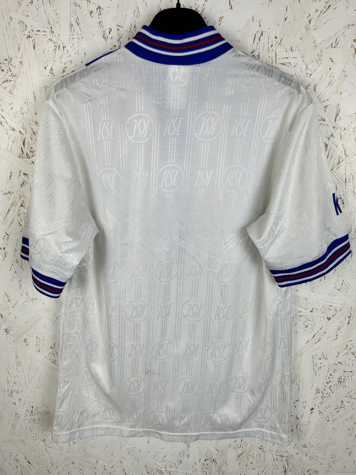 Adidas 90s Adidas Karlsruher 1996/98 Home Kit Soccer Jersey XS Size US S / EU 44-46 / 1 - 7 Thumbnail