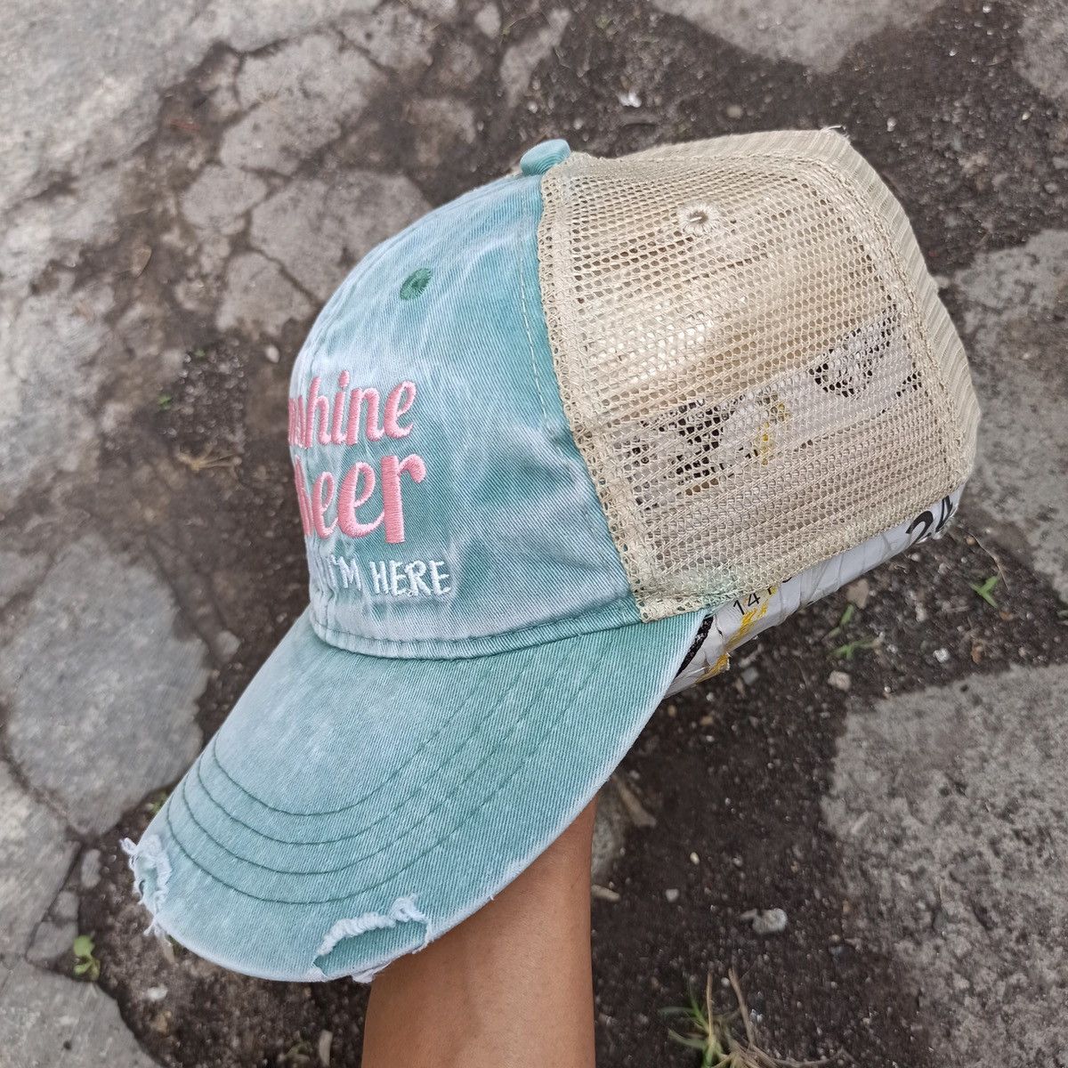 14th Addiction SICK wash distresses hat sunshine & beer Size ONE SIZE - 6 Thumbnail