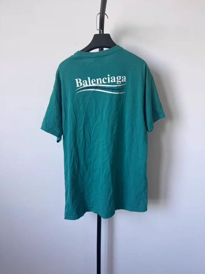 Balenciaga Balenciaga Letter Printed Round Neck Straight Cut Short Sl Size US S / EU 44-46 / 1 - 2 Thumbnail