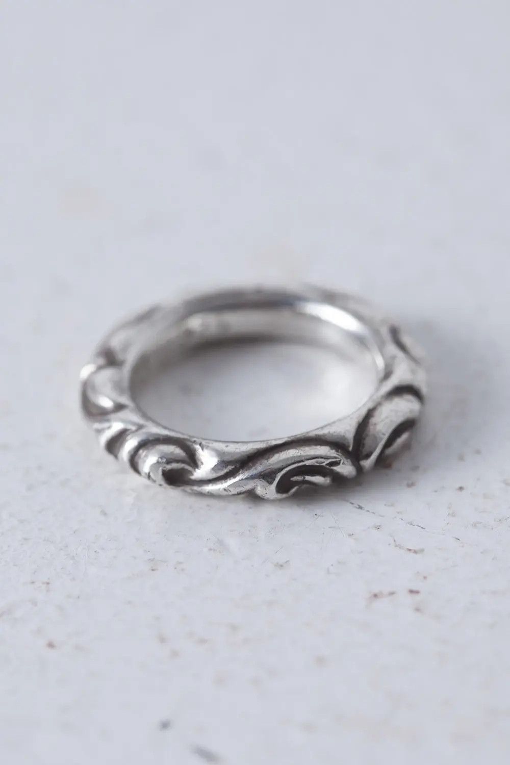 Chrome Hearts Chrome Hearts scroll band ring US 8.5 Size ONE SIZE - 4 Thumbnail